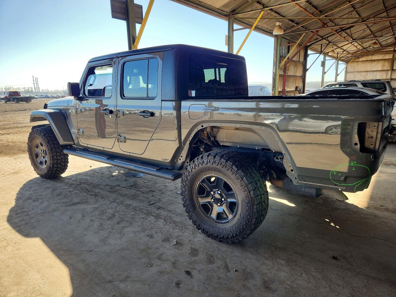 2020 Jeep Gladiator Overland Gray vin: 1C6HJTFG6LL143499