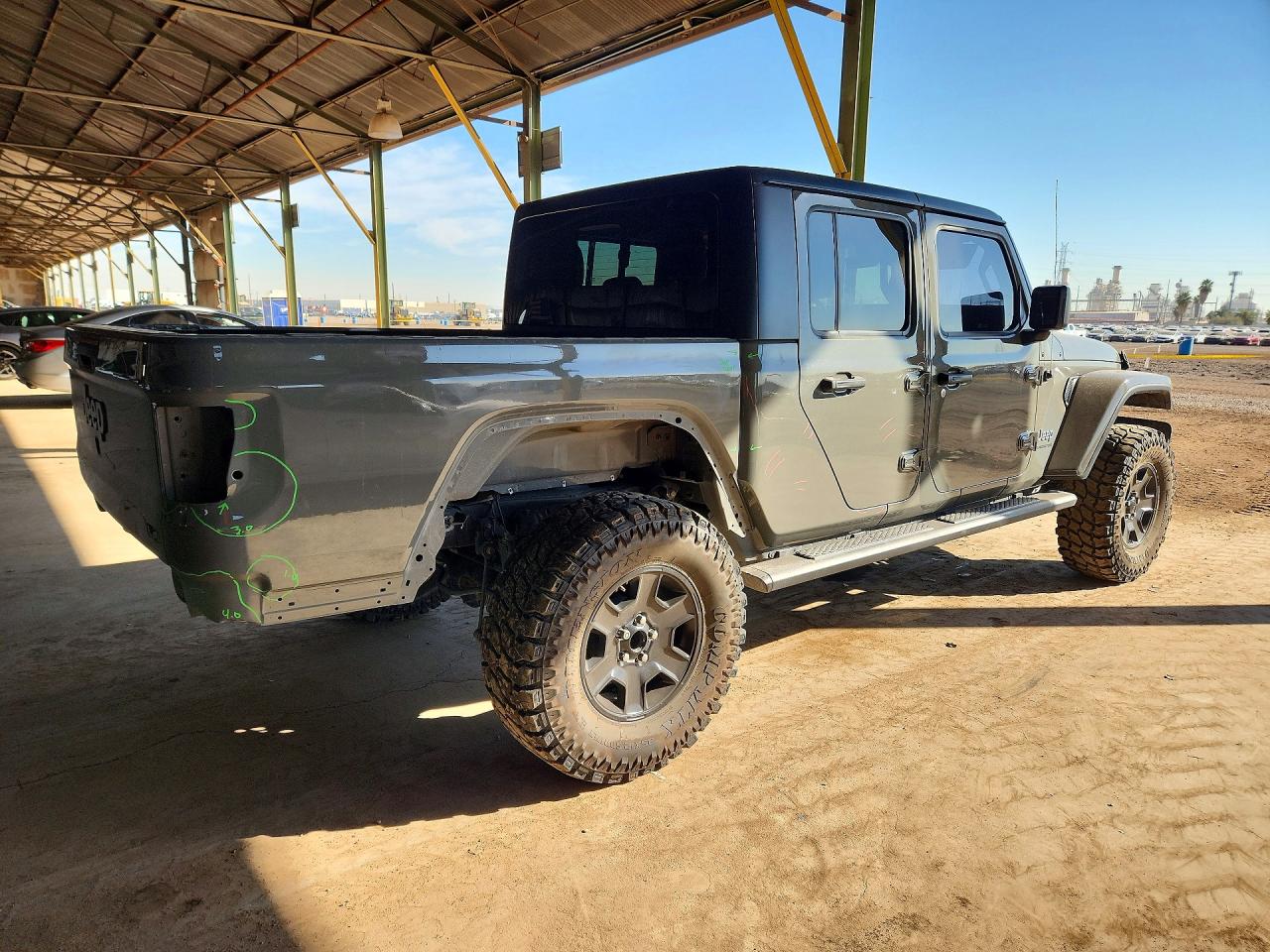 2020 Jeep Gladiator Overland Gray vin: 1C6HJTFG6LL143499