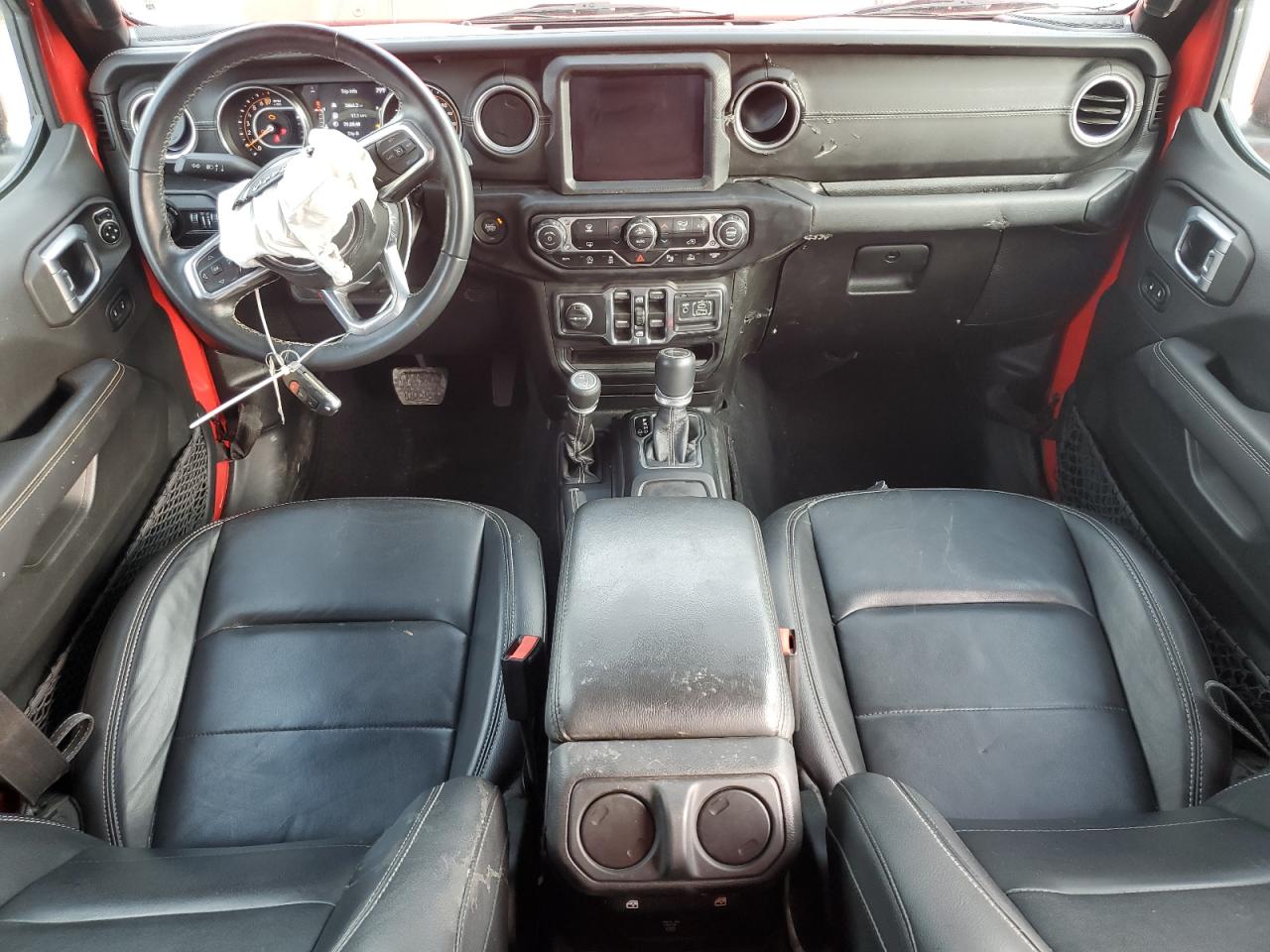 2022 Jeep Gladiator Overland Red vin: 1C6HJTFG6NL103412