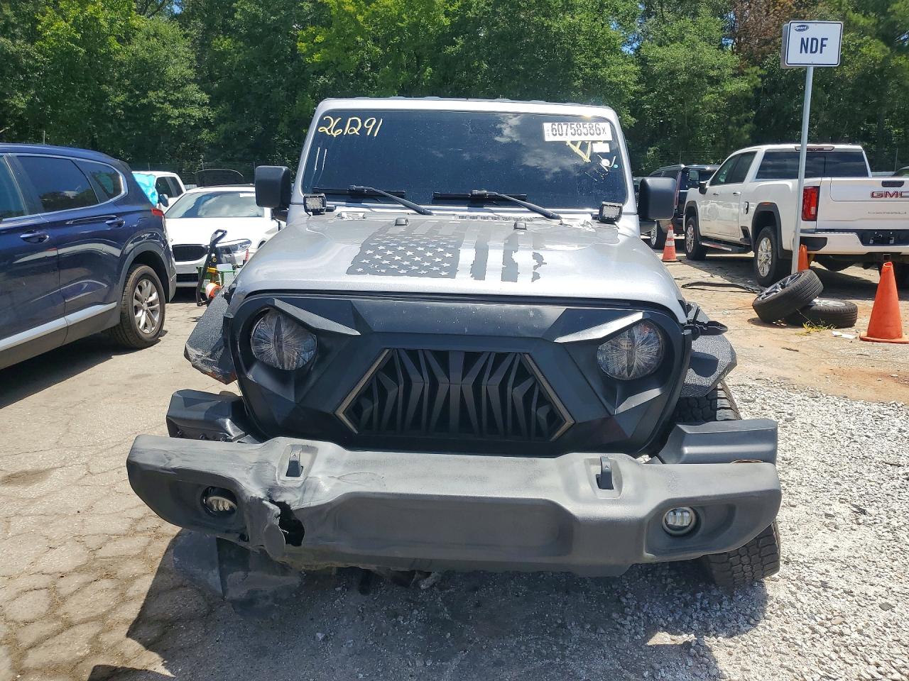 2020 Jeep Gladiator Sport Gray vin: 1C6JJTAG0LL137948
