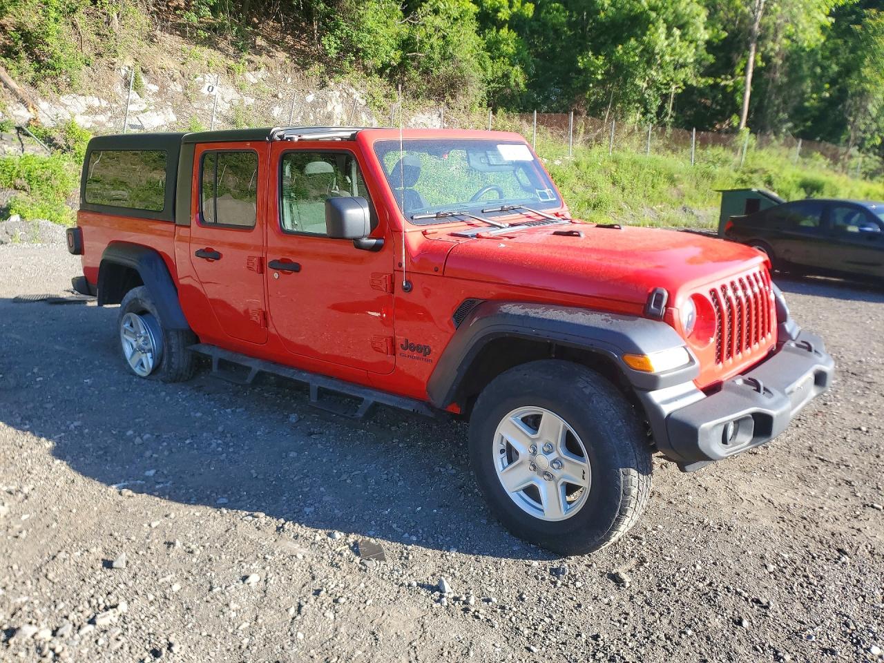 2020 Jeep Gladiator Sport Красный vin: 1C6JJTAG0LL154457