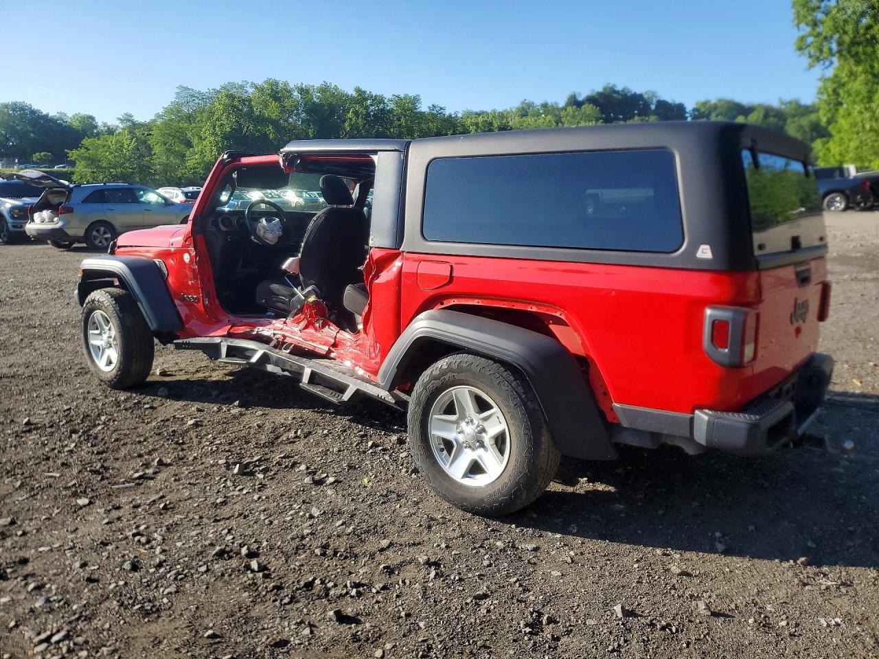 2020 Jeep Gladiator Sport Красный vin: 1C6JJTAG0LL154457