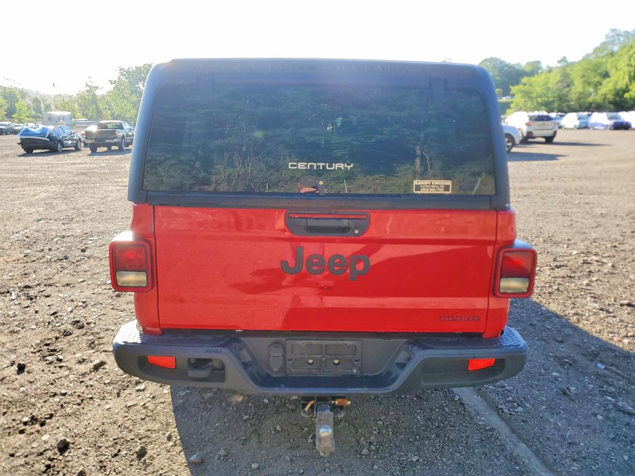 2020 Jeep Gladiator Sport Красный vin: 1C6JJTAG0LL154457