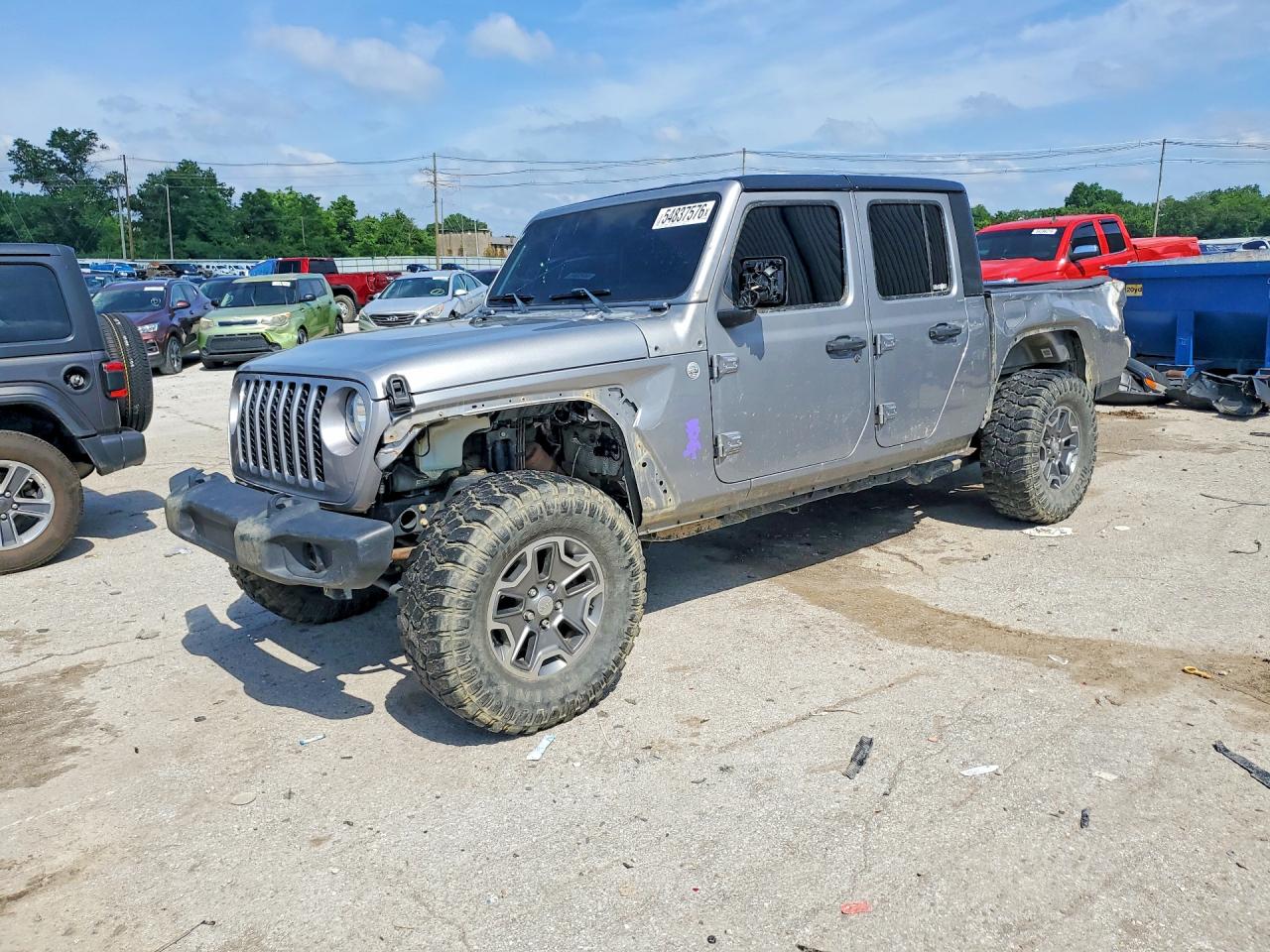 2020 Jeep Gladiator Sport Silver vin: 1C6JJTAG2LL120472