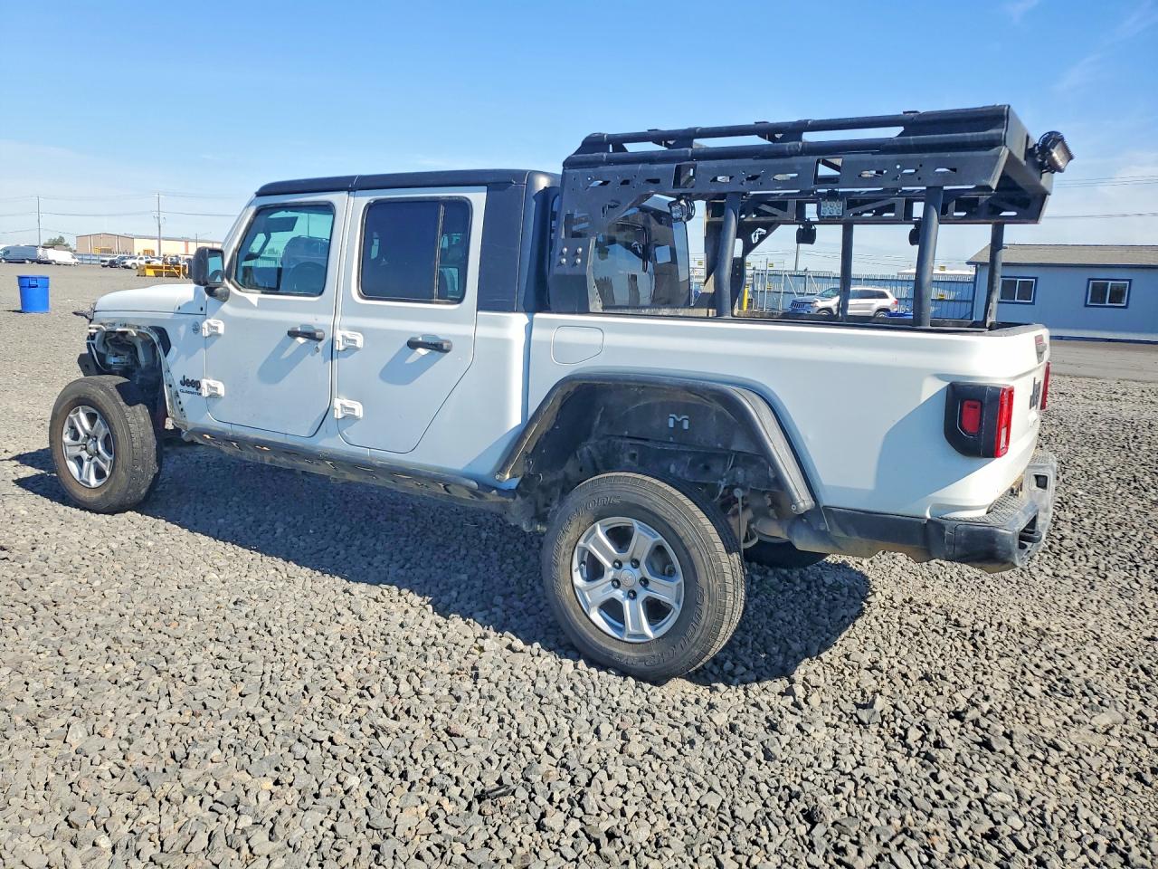 2020 Jeep Gladiator Sport White vin: 1C6JJTAG2LL129589