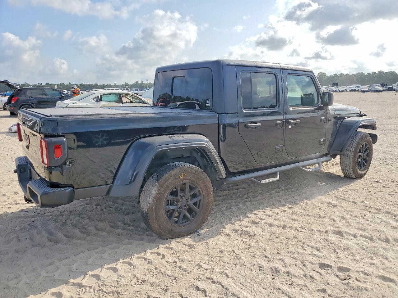 2021 Jeep Gladiator Sport Черный vin: 1C6JJTAG7ML612271