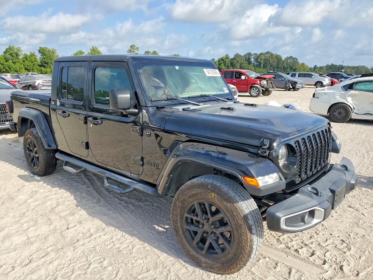 2021 Jeep Gladiator Sport Черный vin: 1C6JJTAG7ML612271