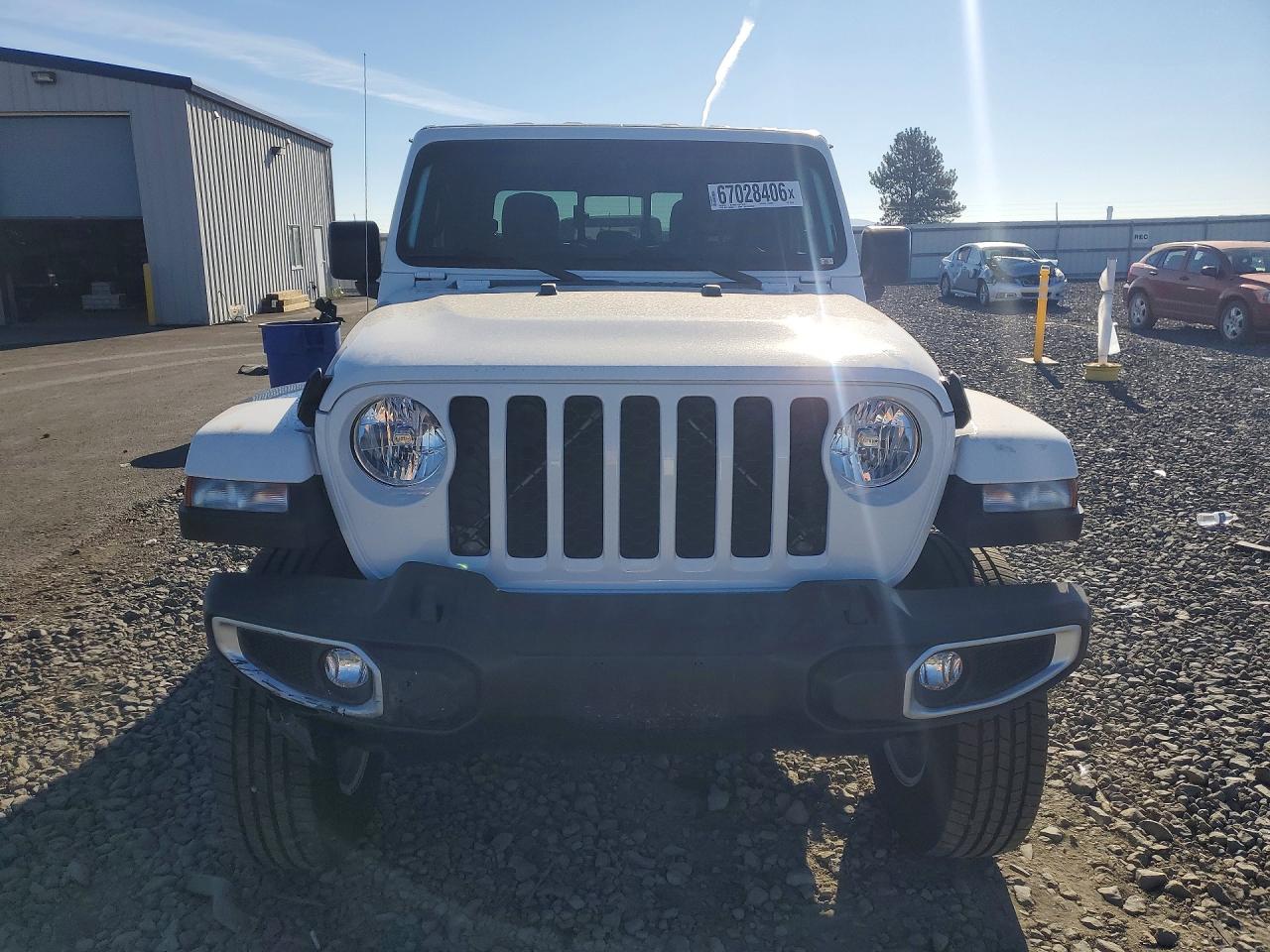 2021 Jeep Gladiator Sport Белый vin: 1C6JJTAM3ML558389