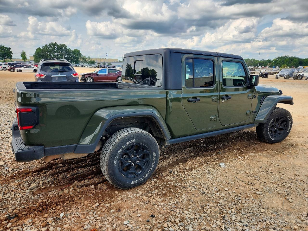 2021 Jeep Gladiator Sport Зеленый vin: 1C6JJTAM7ML611157