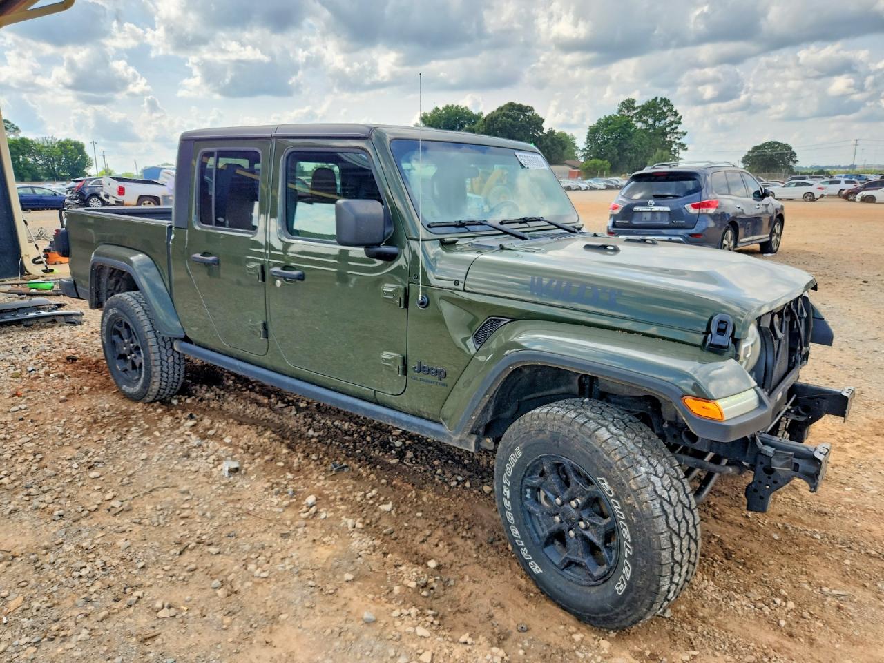 2021 Jeep Gladiator Sport Зеленый vin: 1C6JJTAM7ML611157