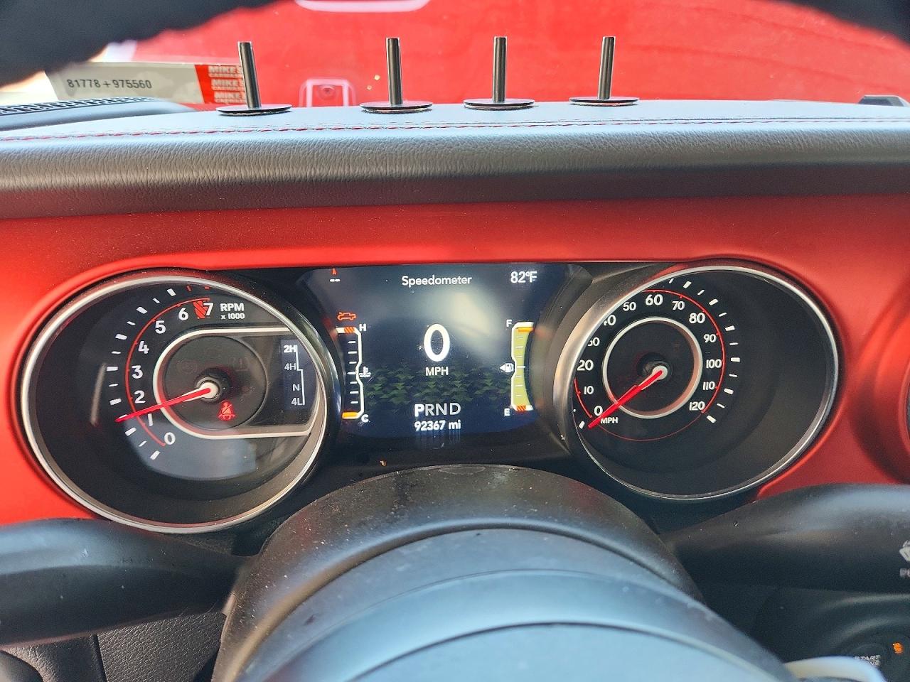 2021 Jeep Gladiator Rubicon Red vin: 1C6JJTBG0ML518683