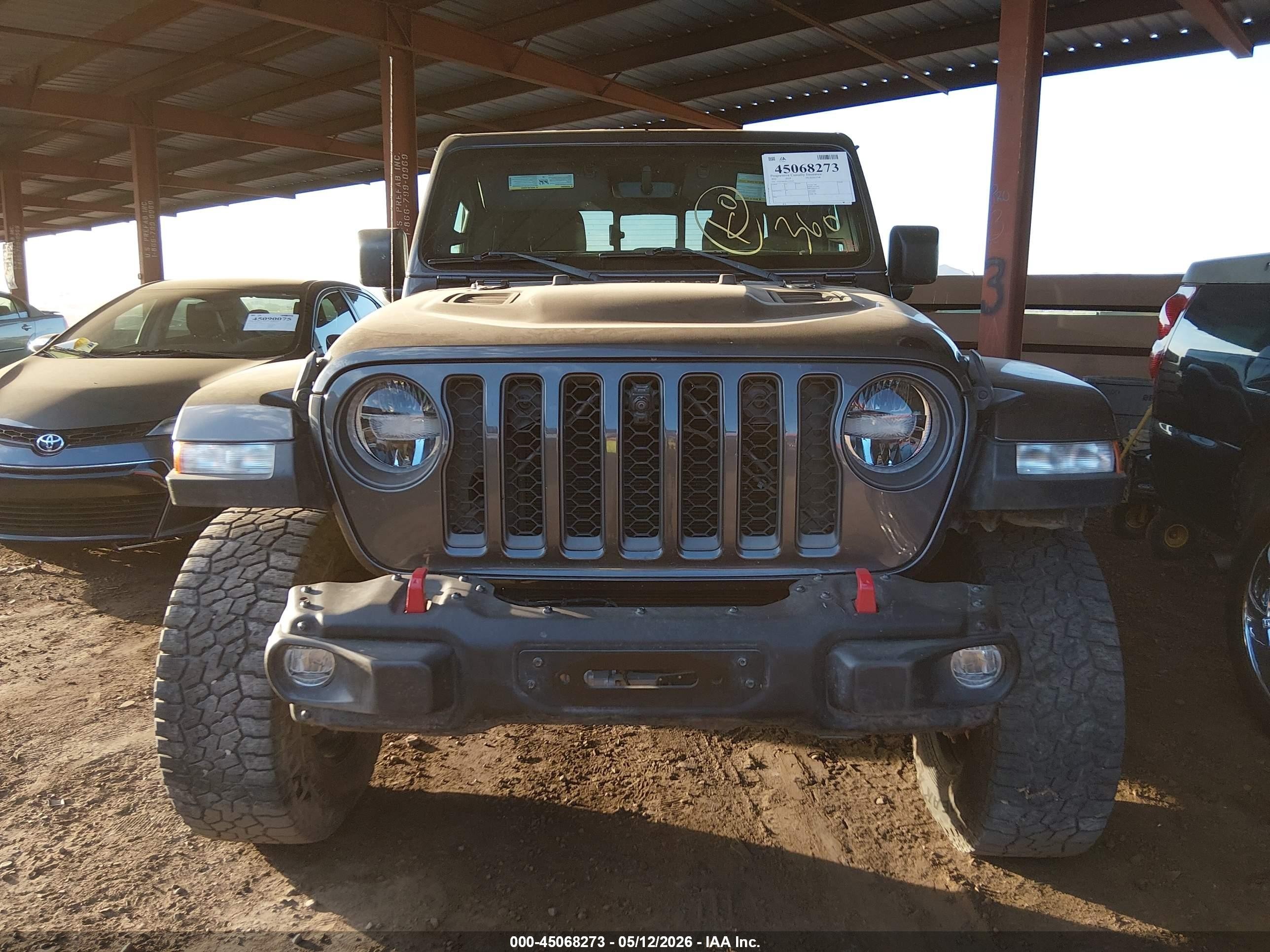 2022 Jeep Gladiator Rubicon 4x4 Серый vin: 1C6JJTBG4NL143124