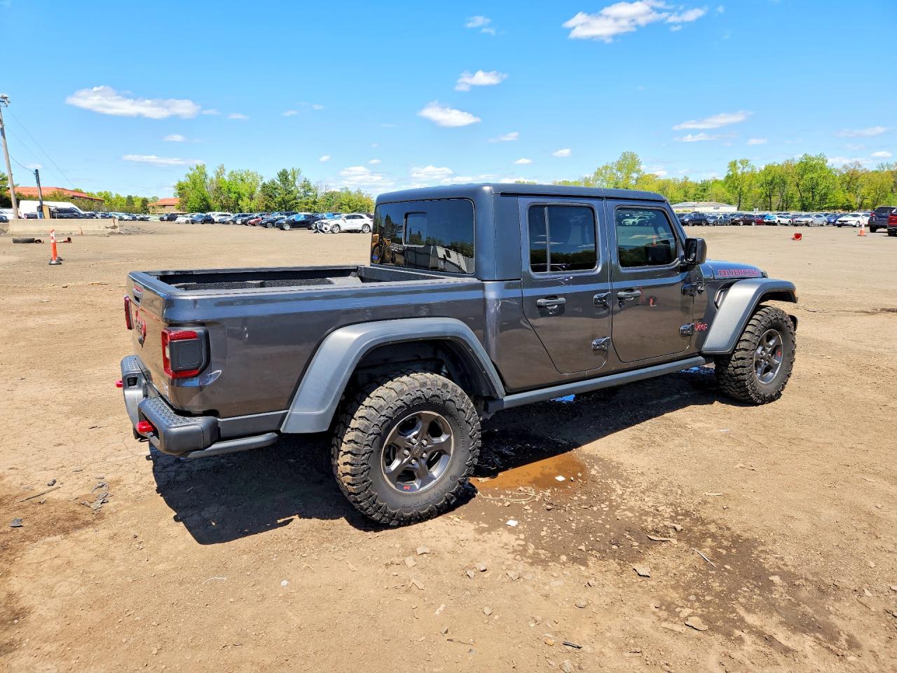 2021 Jeep Gladiator Rubicon Серый vin: 1C6JJTBG5ML585666
