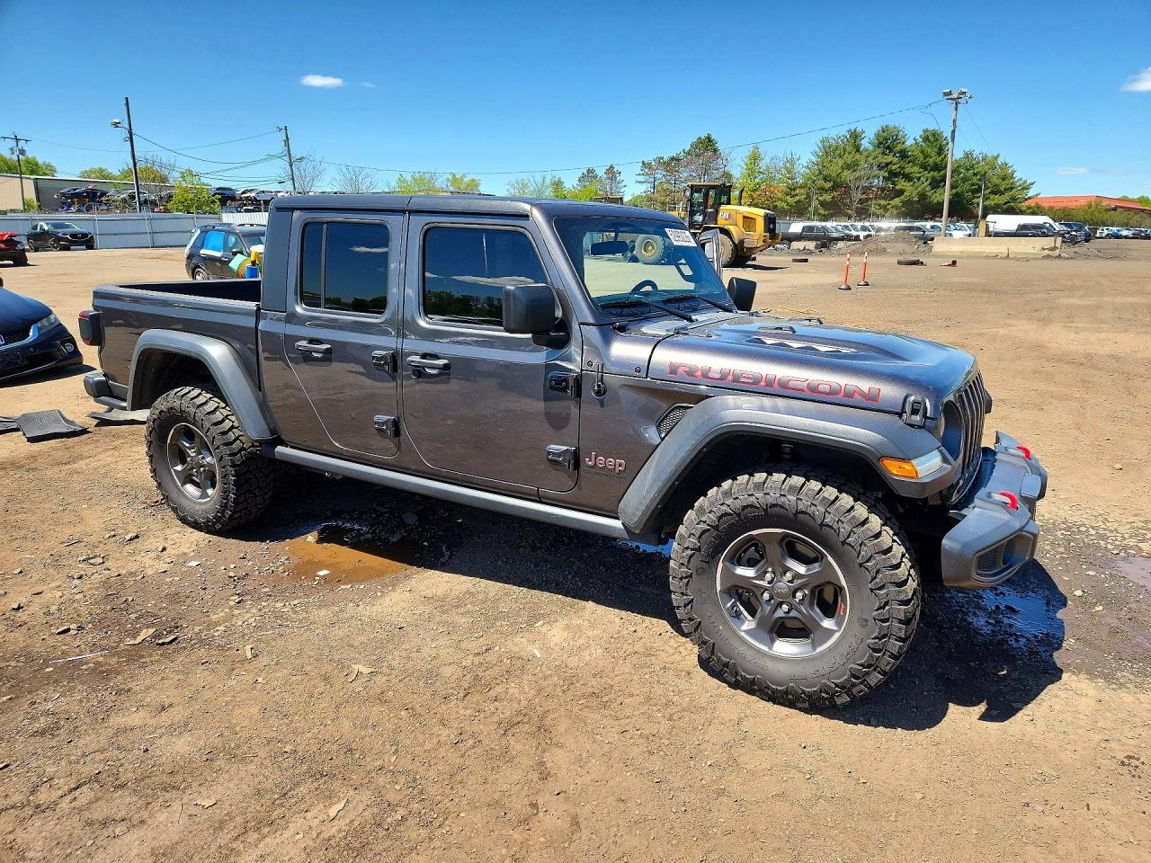 2021 Jeep Gladiator Rubicon Серый vin: 1C6JJTBG5ML585666