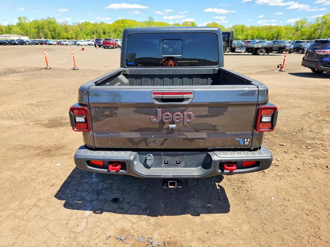 2021 Jeep Gladiator Rubicon Серый vin: 1C6JJTBG5ML585666
