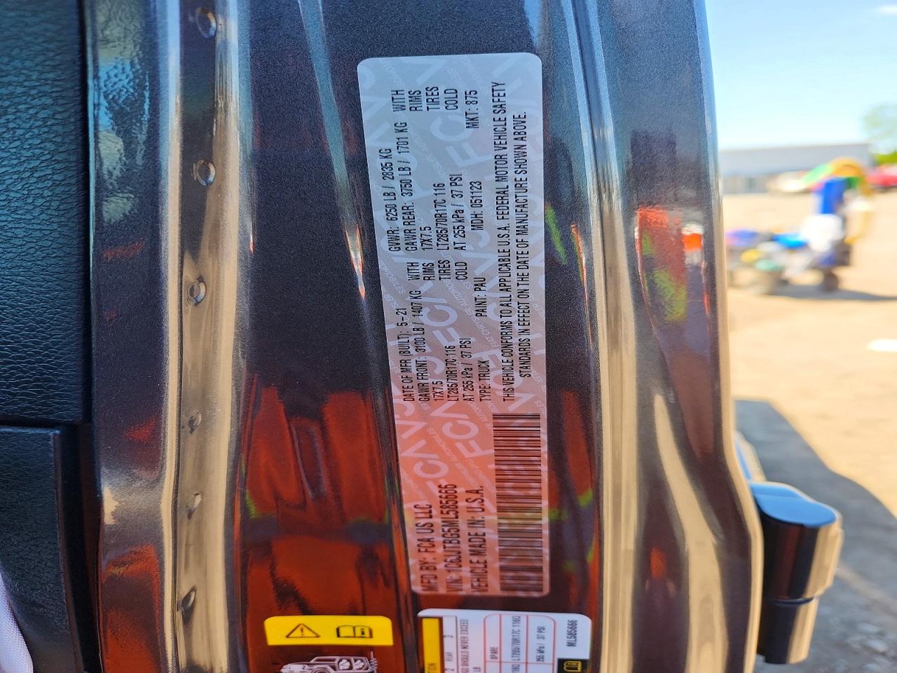 2021 Jeep Gladiator Rubicon Серый vin: 1C6JJTBG5ML585666