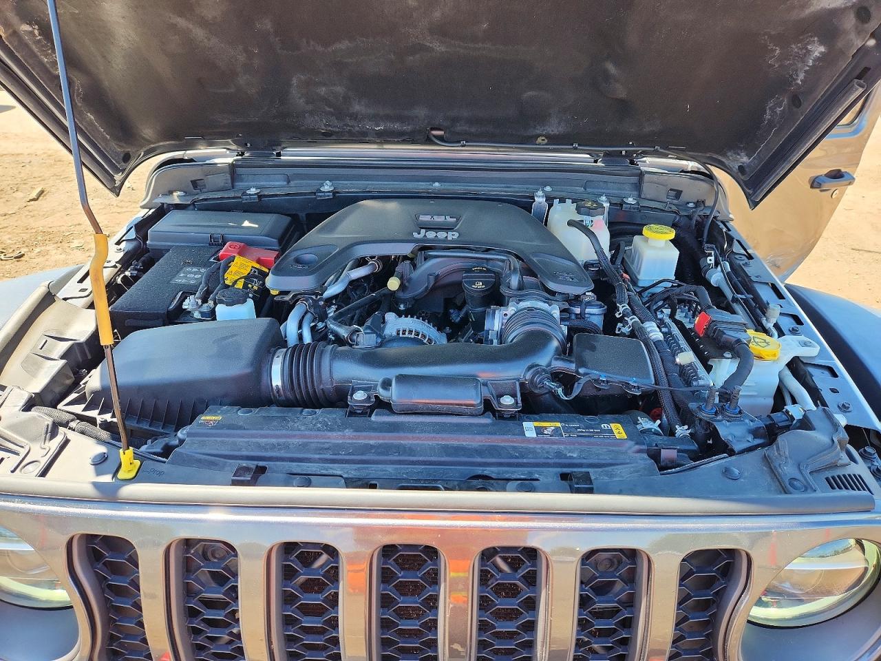 2021 Jeep Gladiator Rubicon Серый vin: 1C6JJTBG5ML585666
