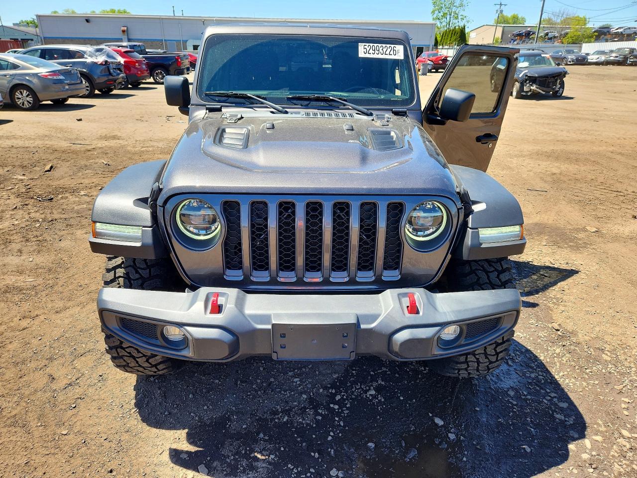 2021 Jeep Gladiator Rubicon Серый vin: 1C6JJTBG5ML585666