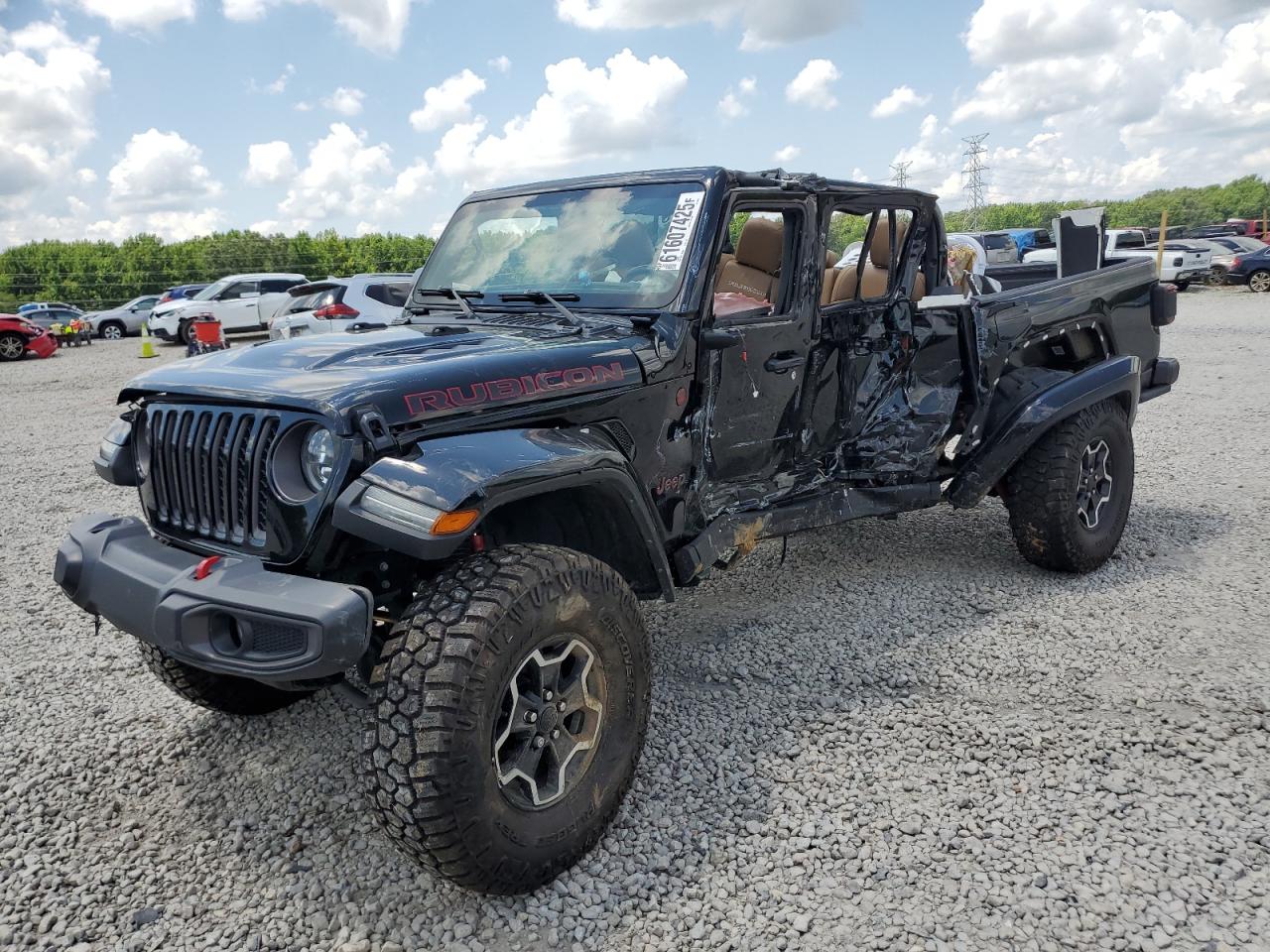 2023 Jeep Gladiator Rubicon Black vin: 1C6JJTBGXPL509834