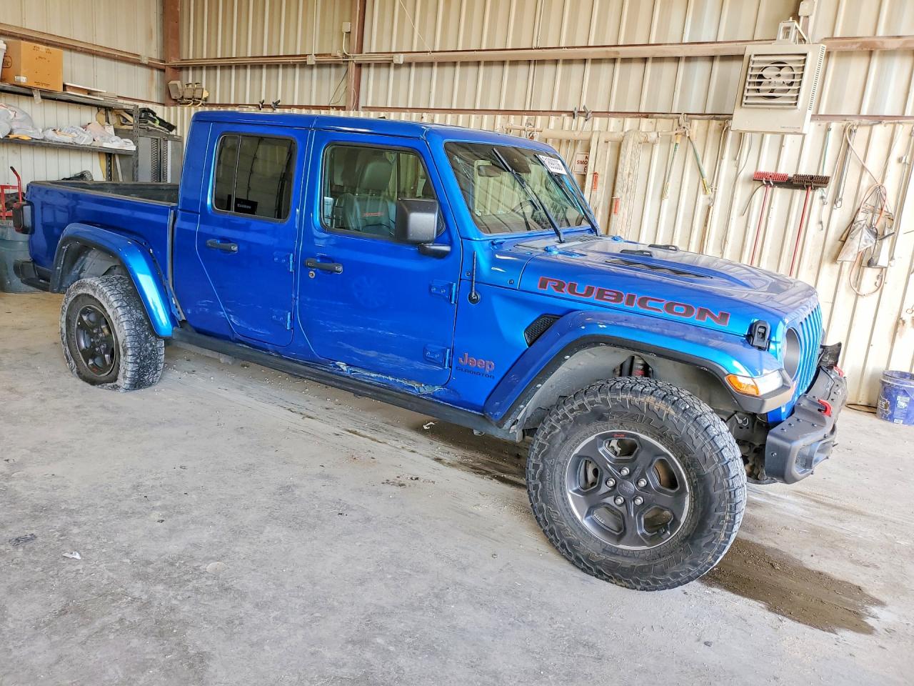 2021 Jeep Gladiator Rubicon Blue vin: 1C6JJTBM3ML605368