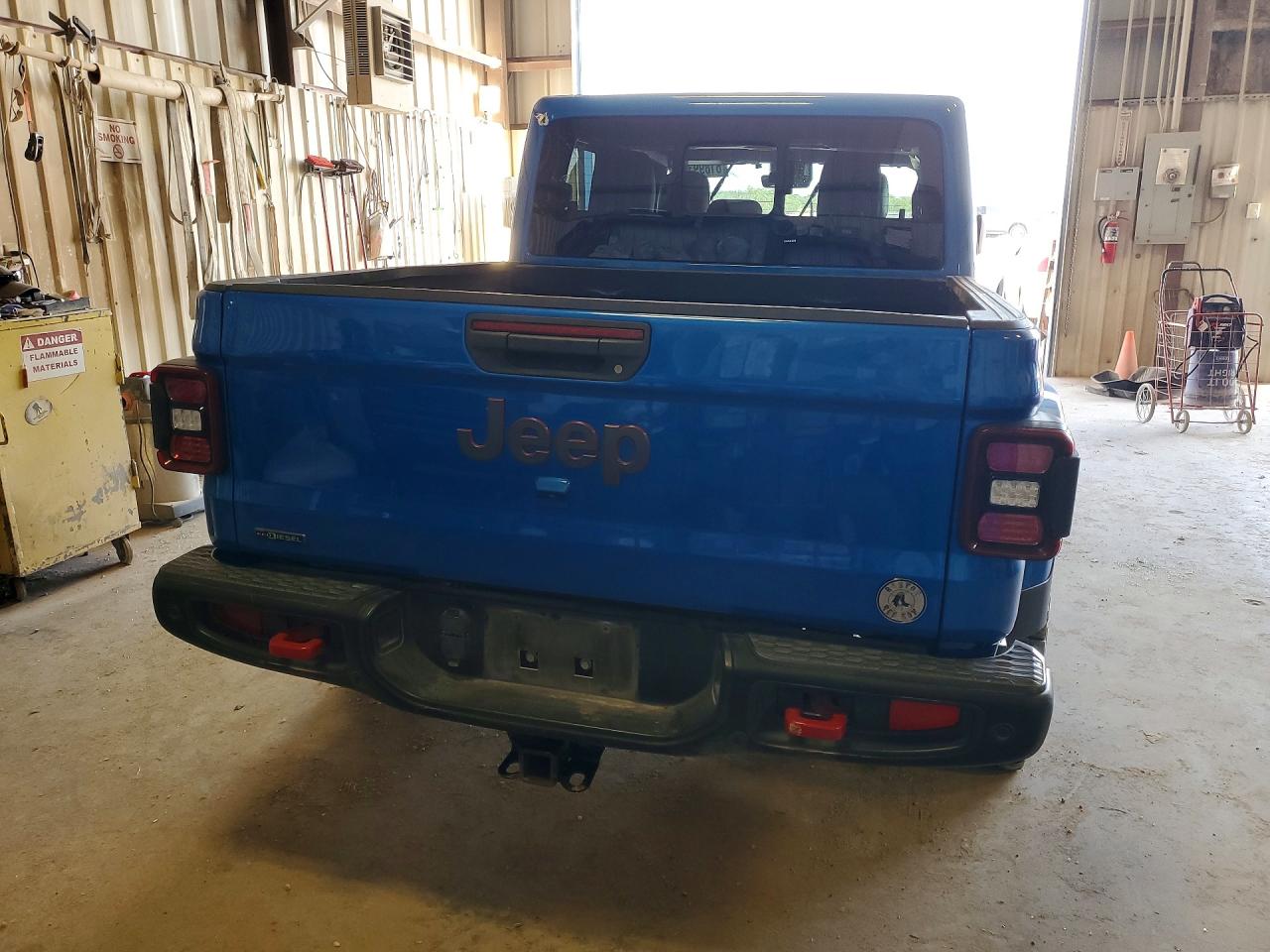 2021 Jeep Gladiator Rubicon Blue vin: 1C6JJTBM3ML605368