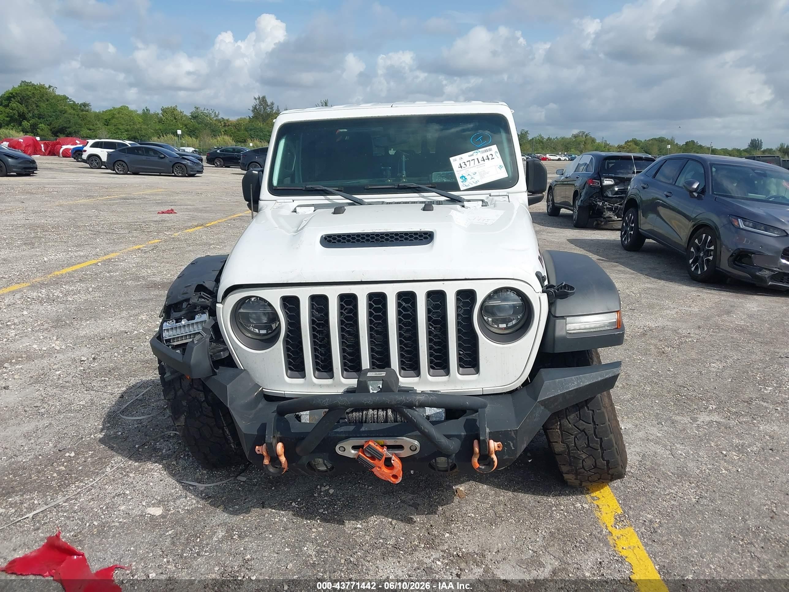 2021 Jeep Gladiator Mojave 4x4 Белый vin: 1C6JJTEG7ML579170