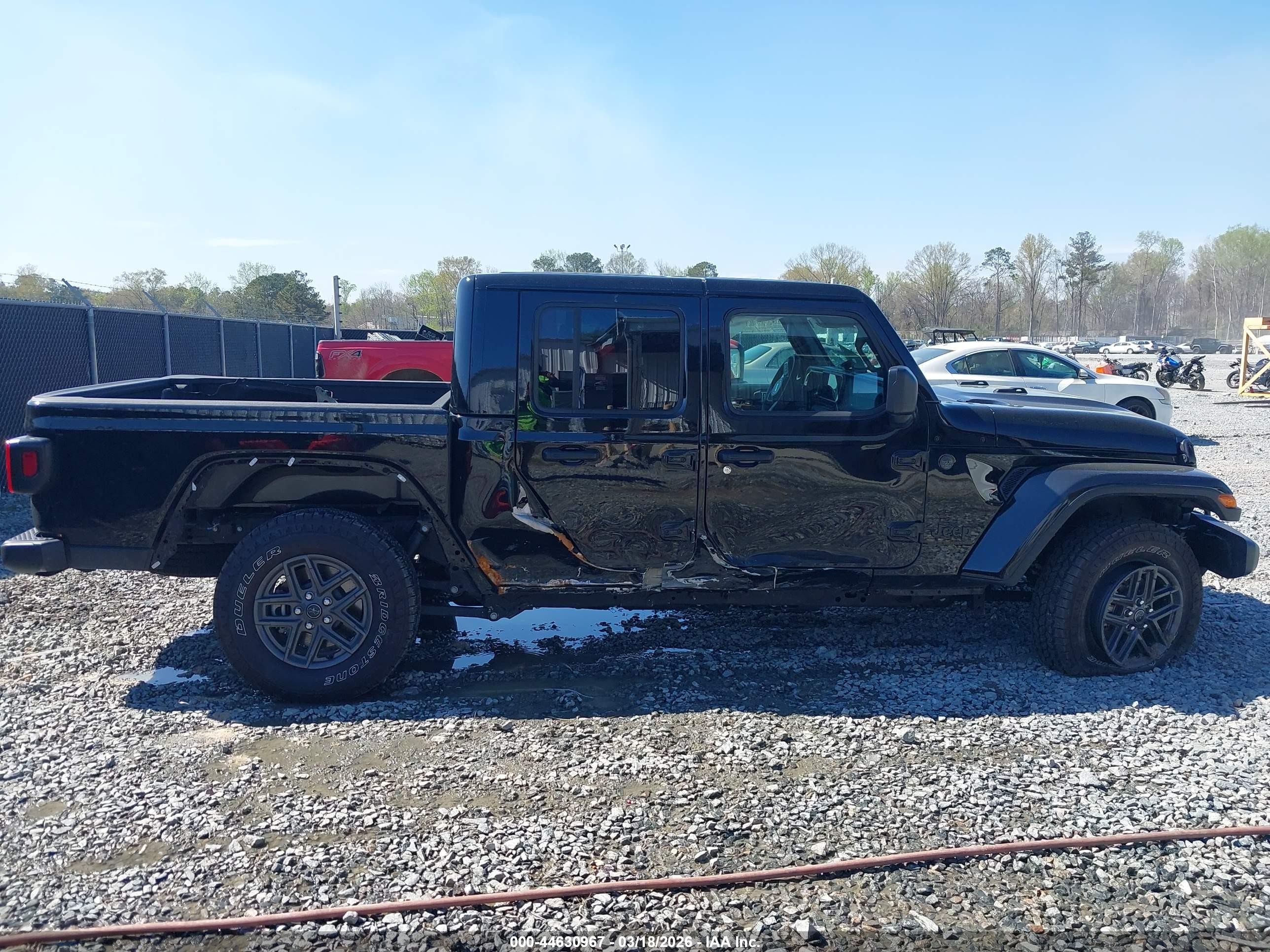 2025 Jeep Gladiator Sport S Black vin: 1C6PJTAG6SL529695