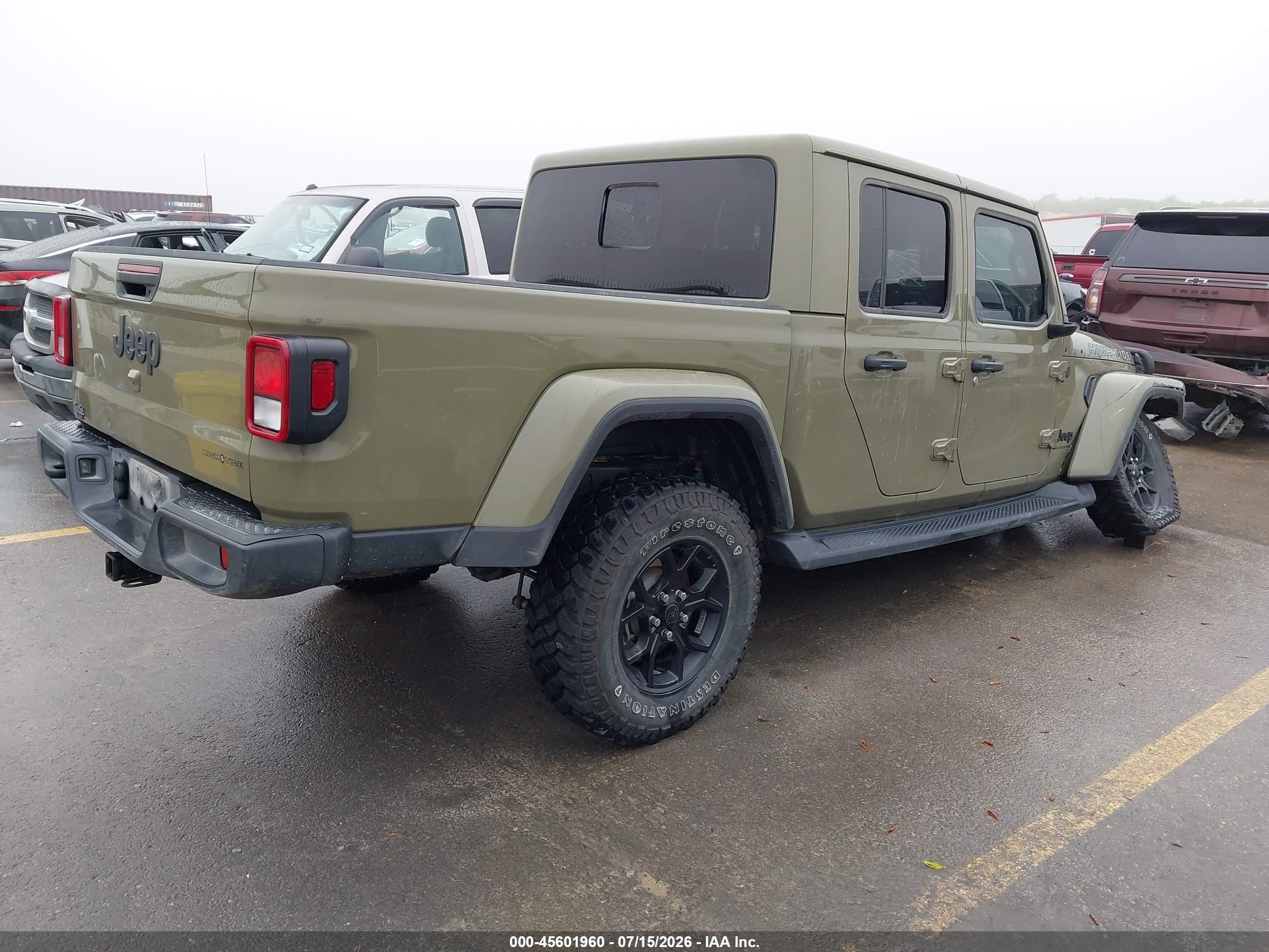 2025 Jeep Gladiator High Tide Green vin: 1C6PJTAG8SL549432