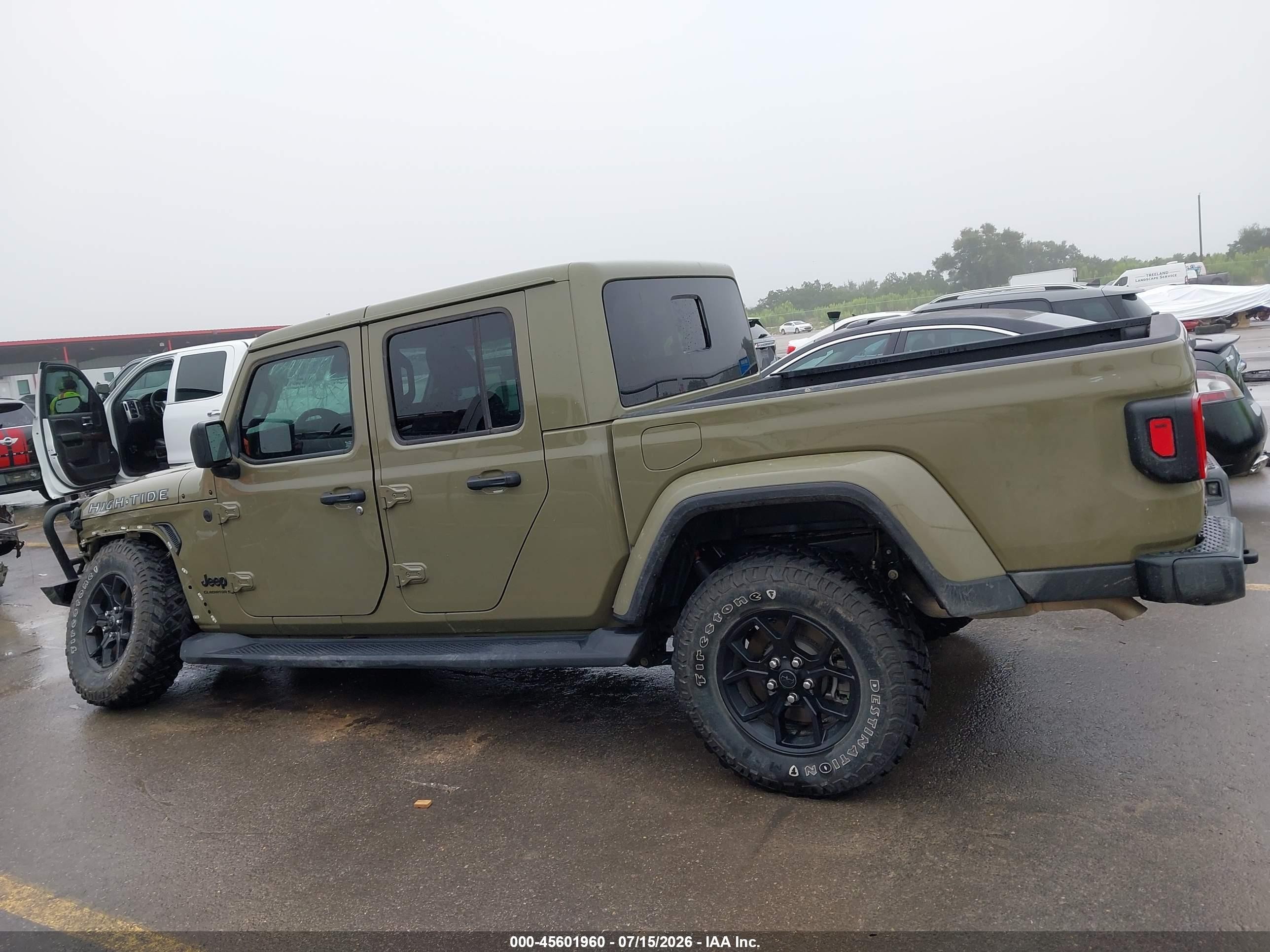 2025 Jeep Gladiator High Tide Green vin: 1C6PJTAG8SL549432
