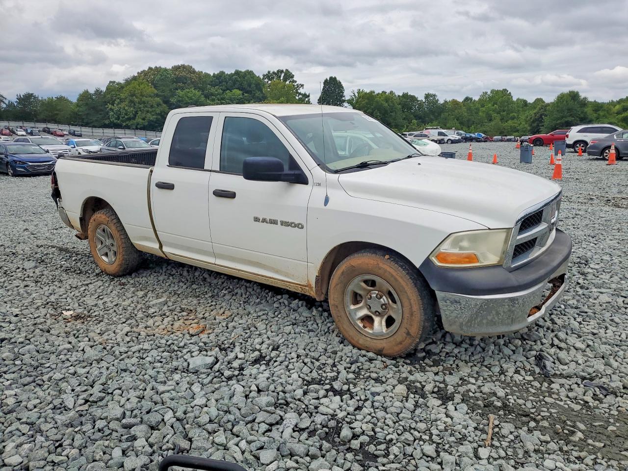 2012 Dodge Ram 1500 St White vin: 1C6RD6FKXCS299021