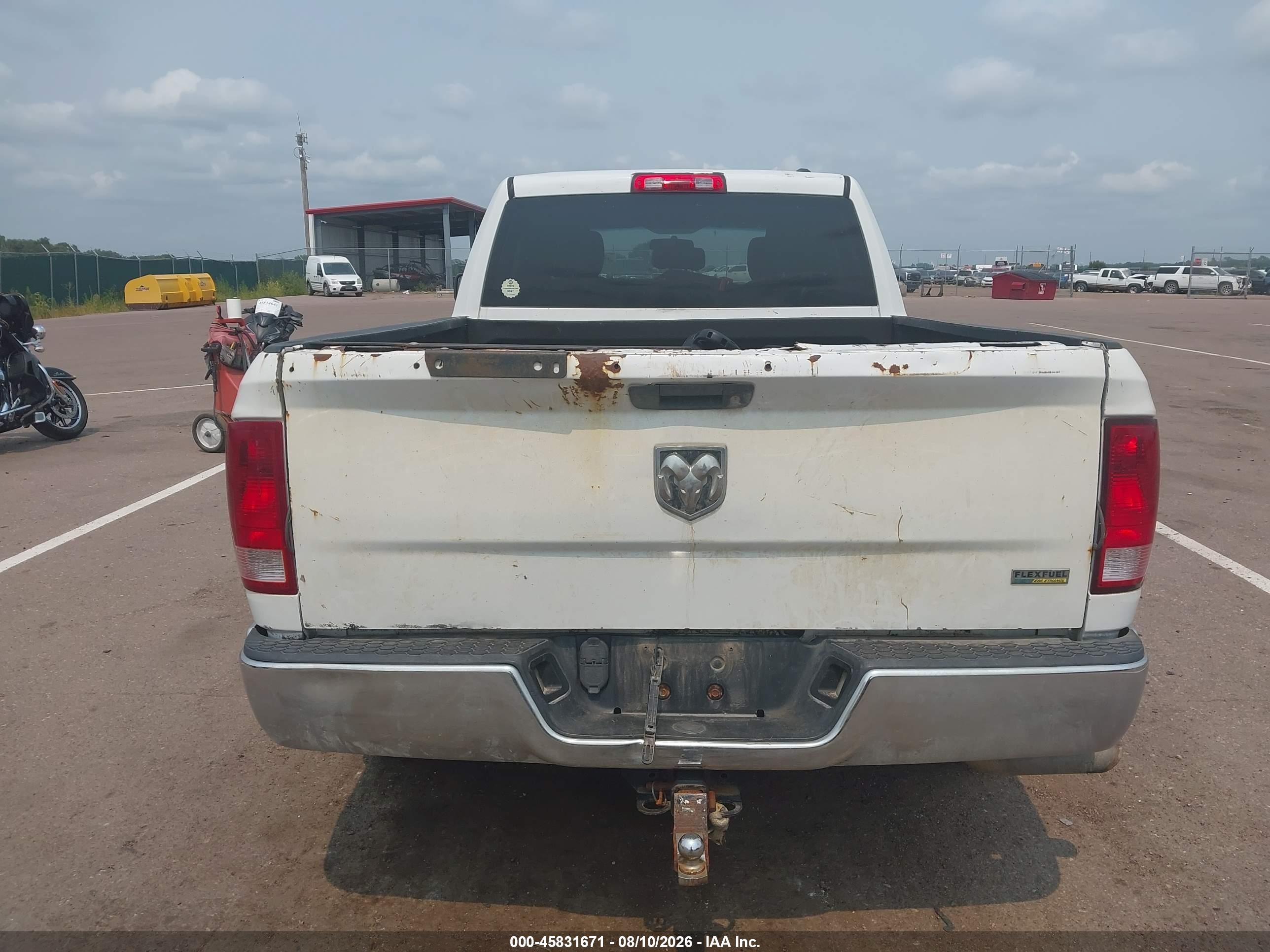 2012 Ram 1500 St Белый vin: 1C6RD6FP1CS113197