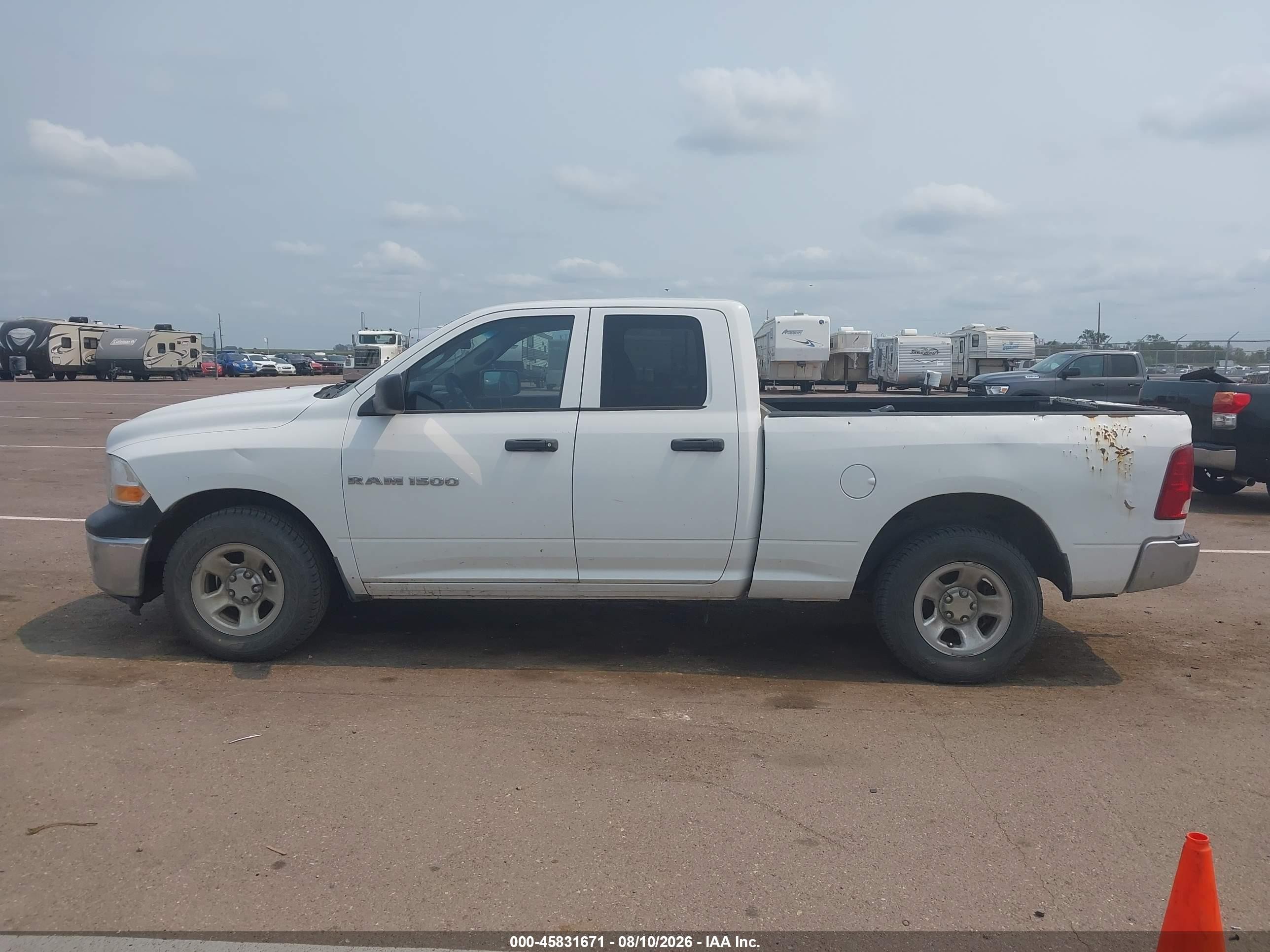 2012 Ram 1500 St Белый vin: 1C6RD6FP1CS113197