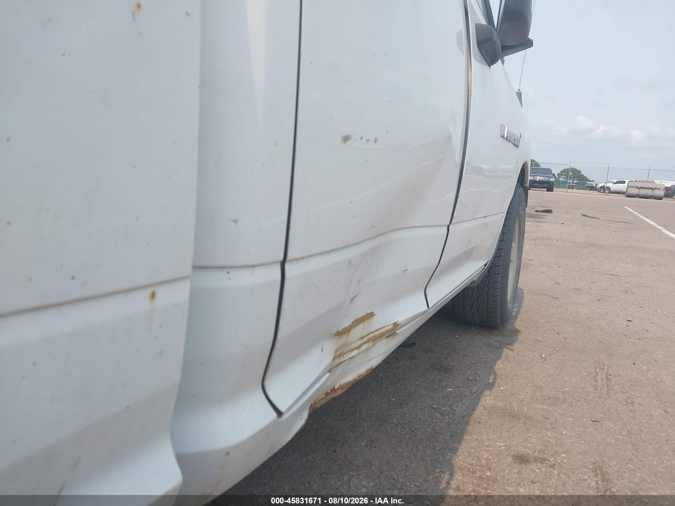 2012 Ram 1500 St Белый vin: 1C6RD6FP1CS113197