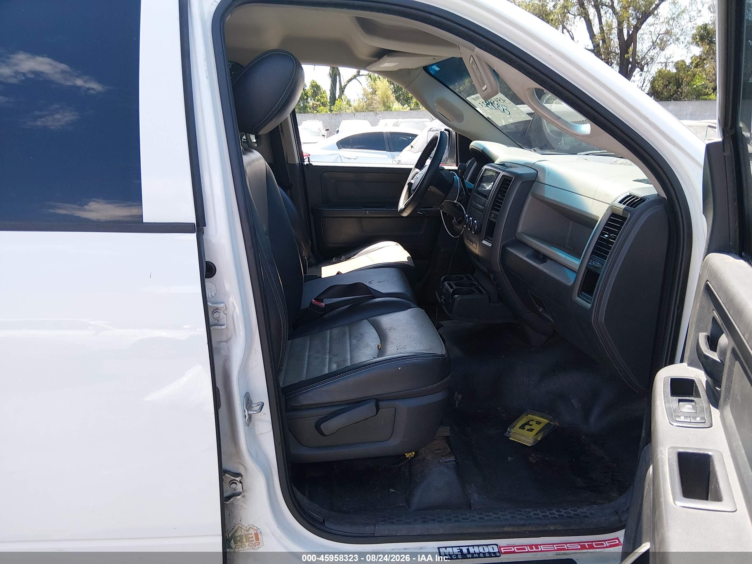 2012 Ram 1500 St White vin: 1C6RD6FP1CS221397