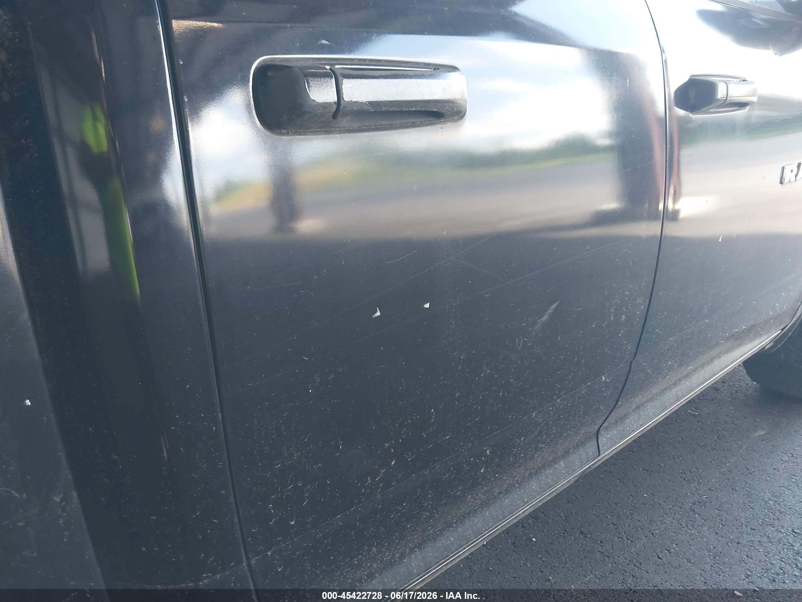 2012 Ram 1500 Tradesman Black vin: 1C6RD6FP1CS297847