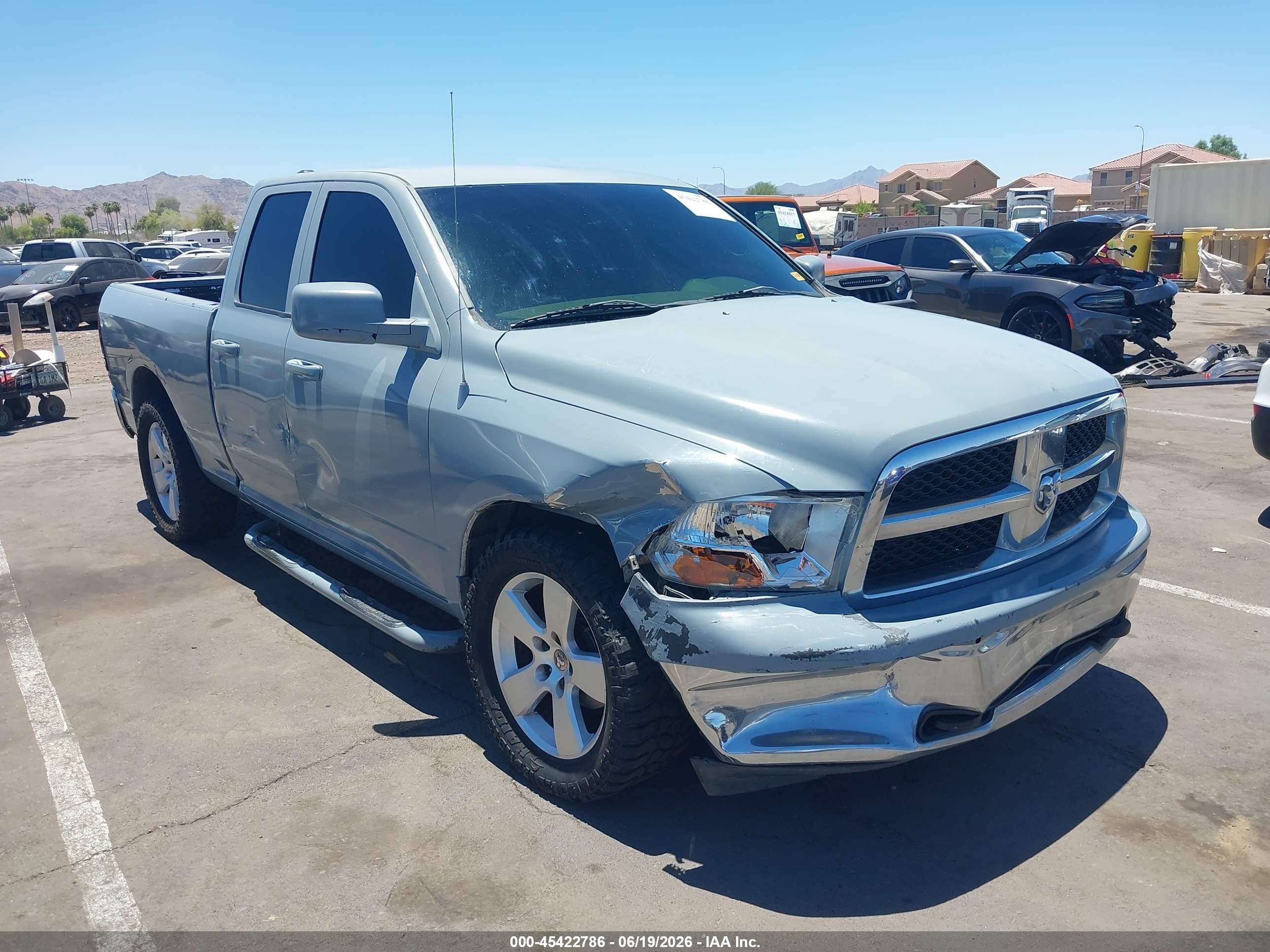 2012 Ram 1500 St Gray vin: 1C6RD6FP5CS205400
