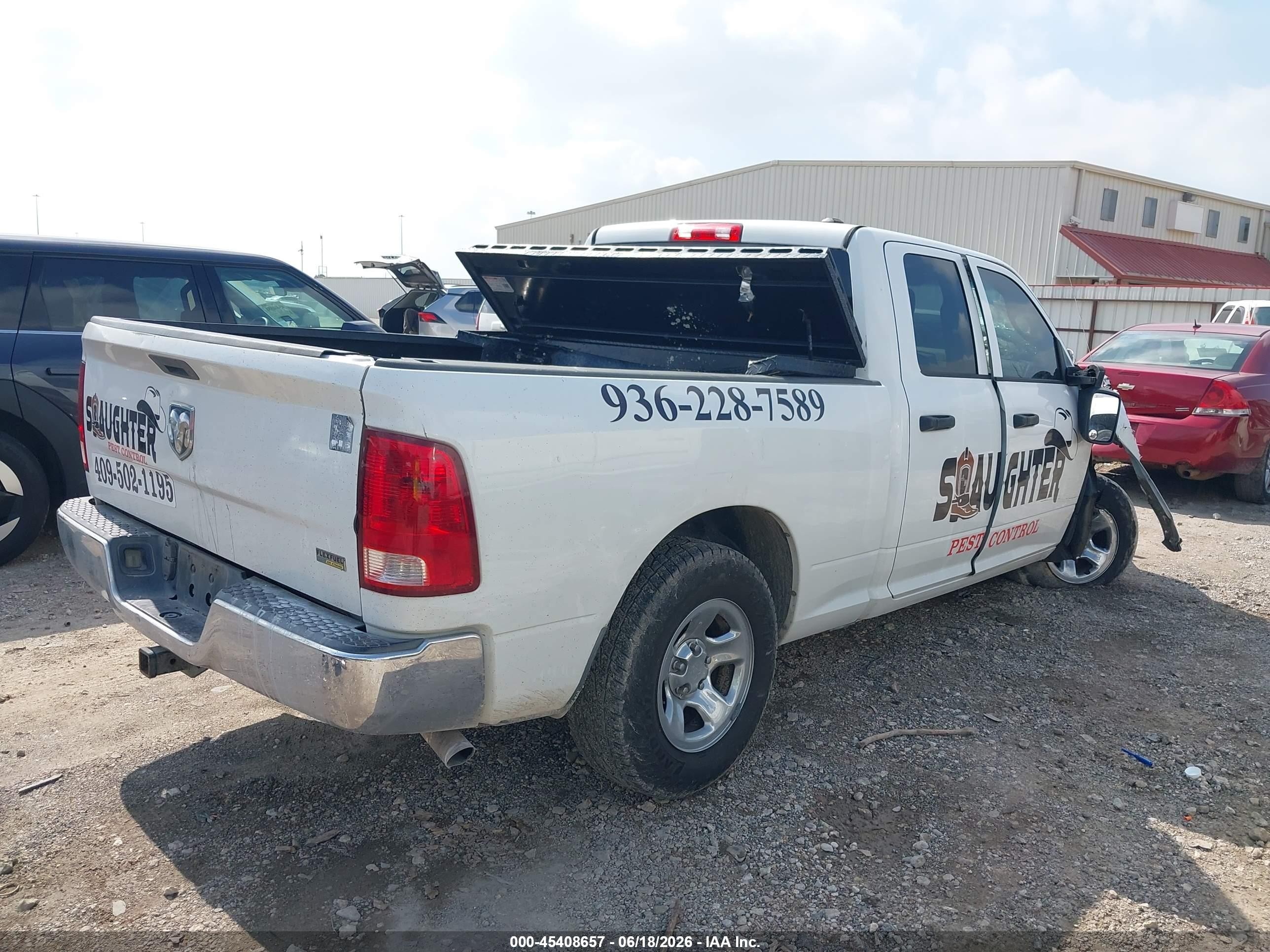 2012 Ram 1500 St Белый vin: 1C6RD6FP9CS118230
