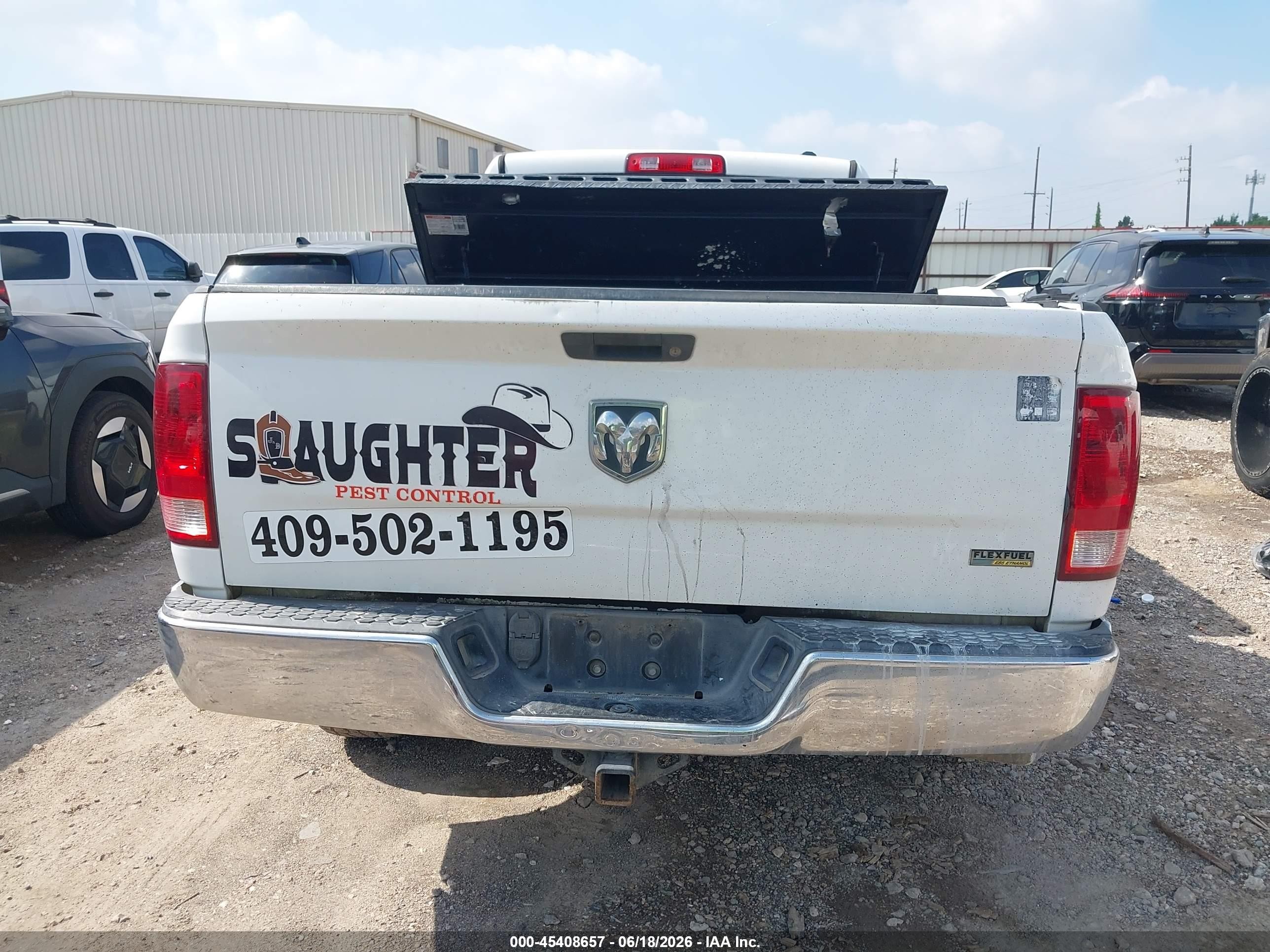 2012 Ram 1500 St Белый vin: 1C6RD6FP9CS118230
