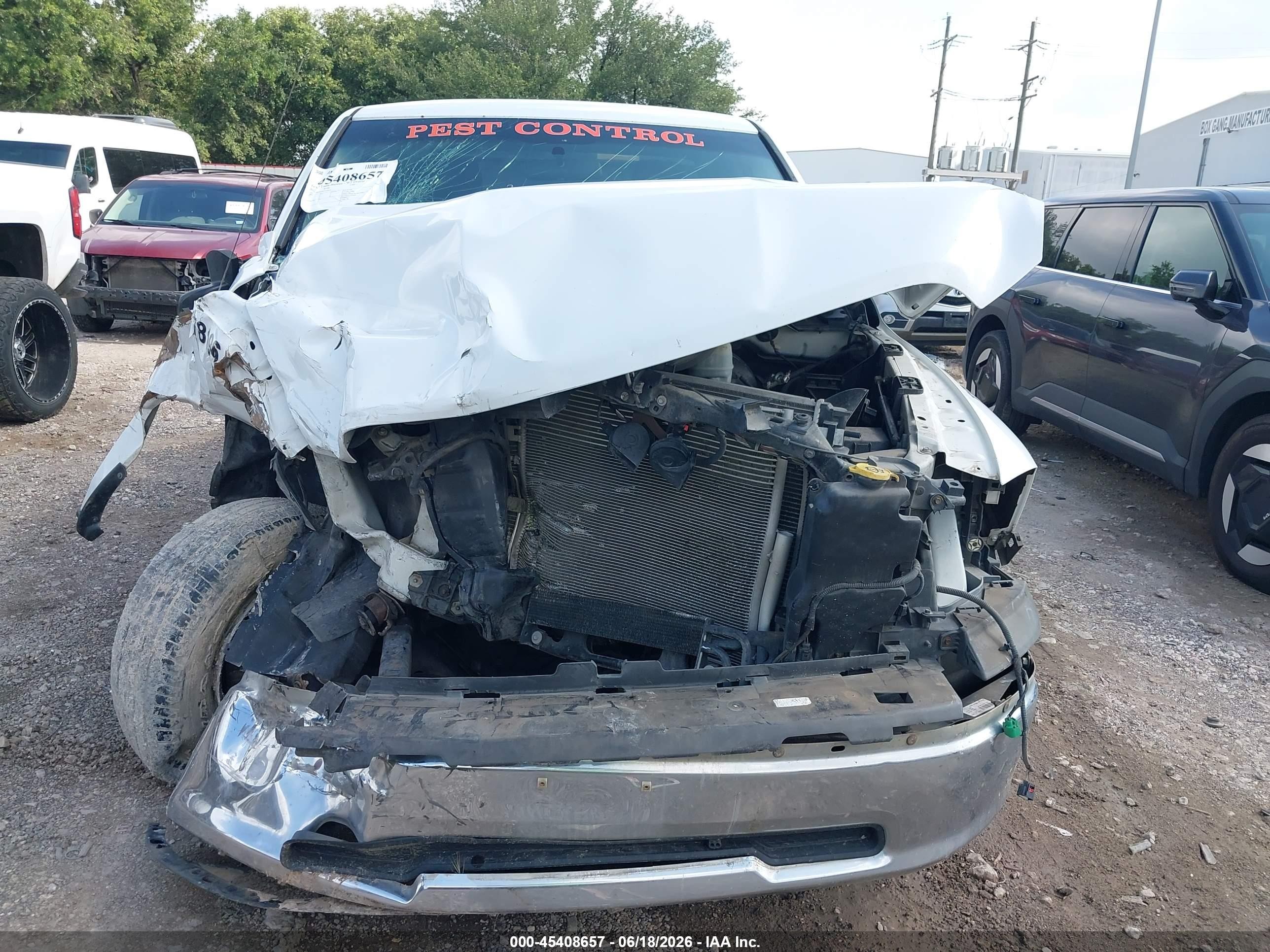 2012 Ram 1500 St Белый vin: 1C6RD6FP9CS118230
