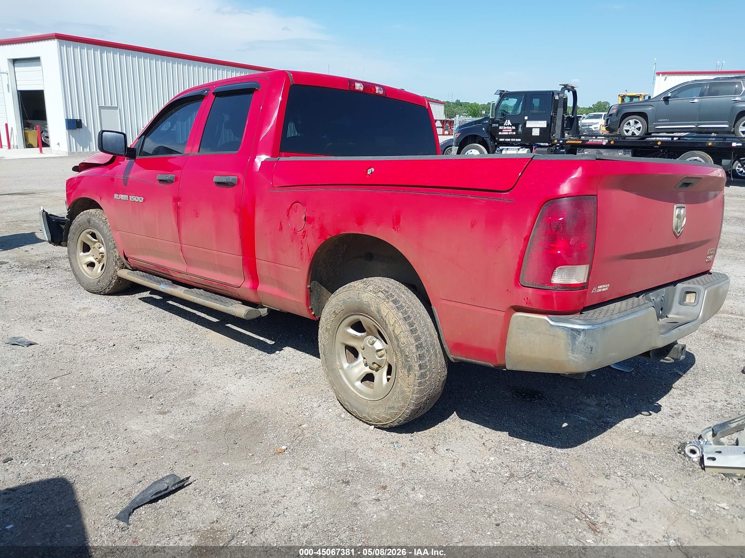 2012 Ram 1500 St Красный vin: 1C6RD6FP9CS231918