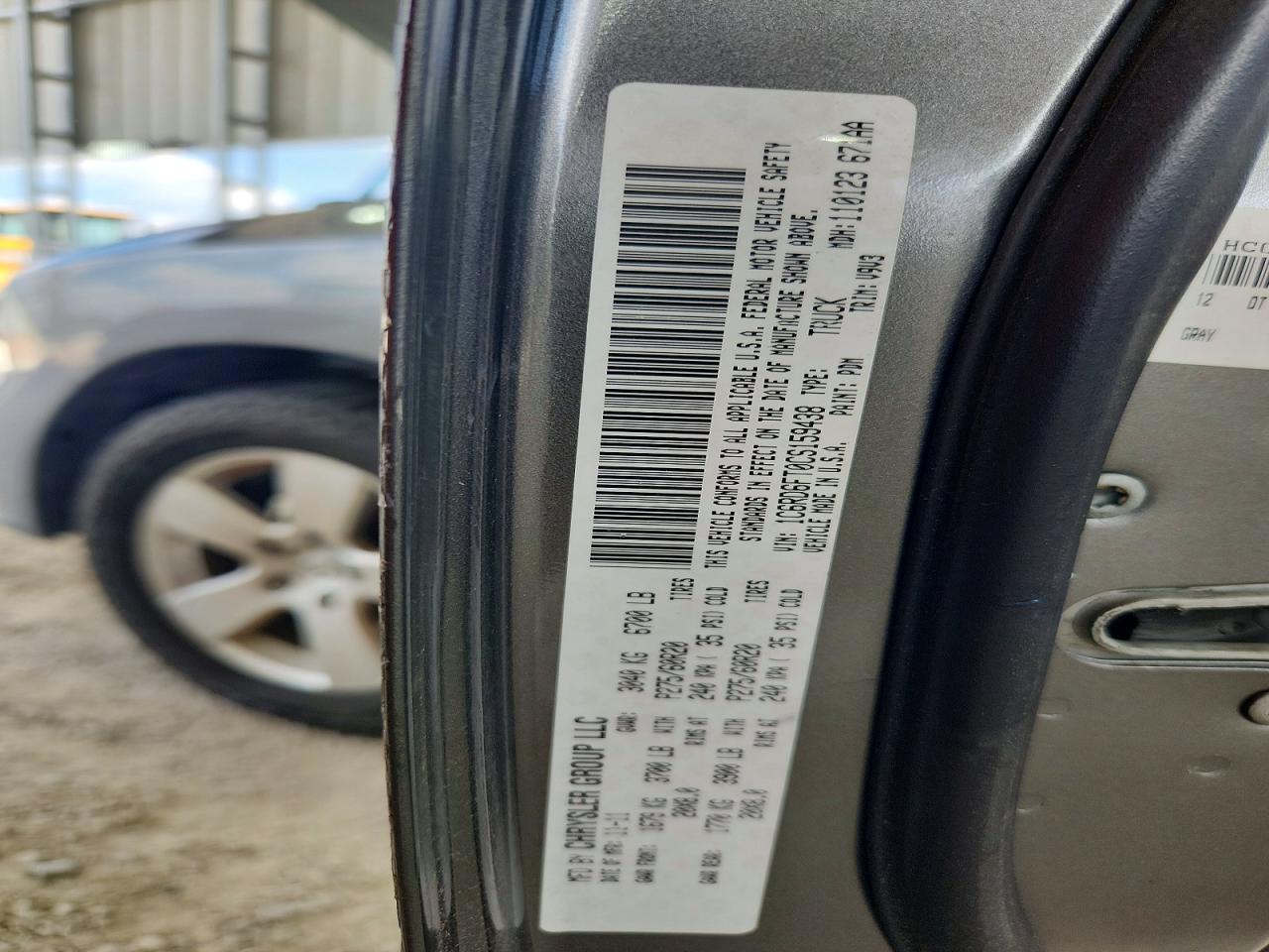 2012 Dodge Ram 1500 St Gray vin: 1C6RD6FT0CS159438