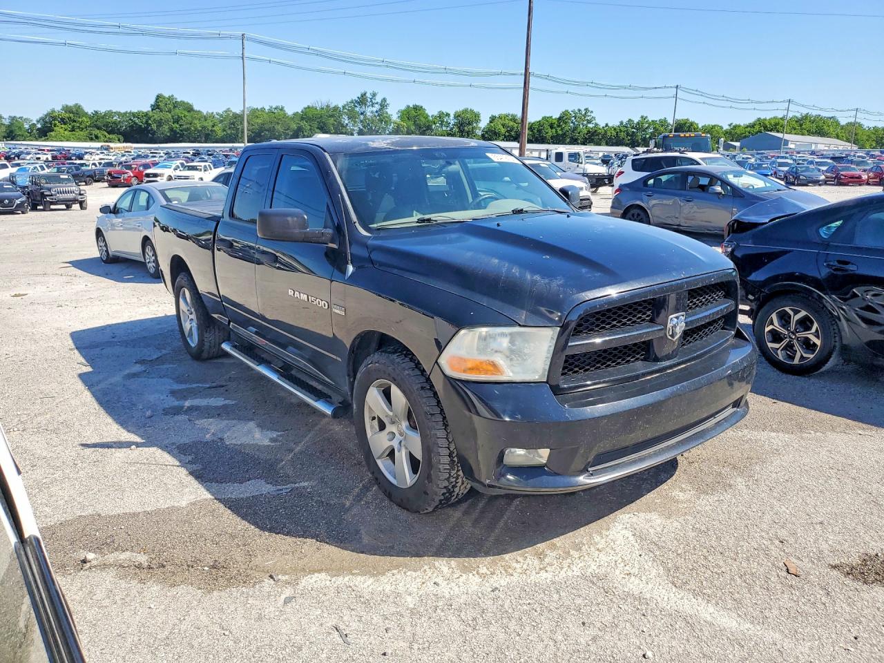 2012 Dodge Ram 1500 St Black vin: 1C6RD6FT1CS194294