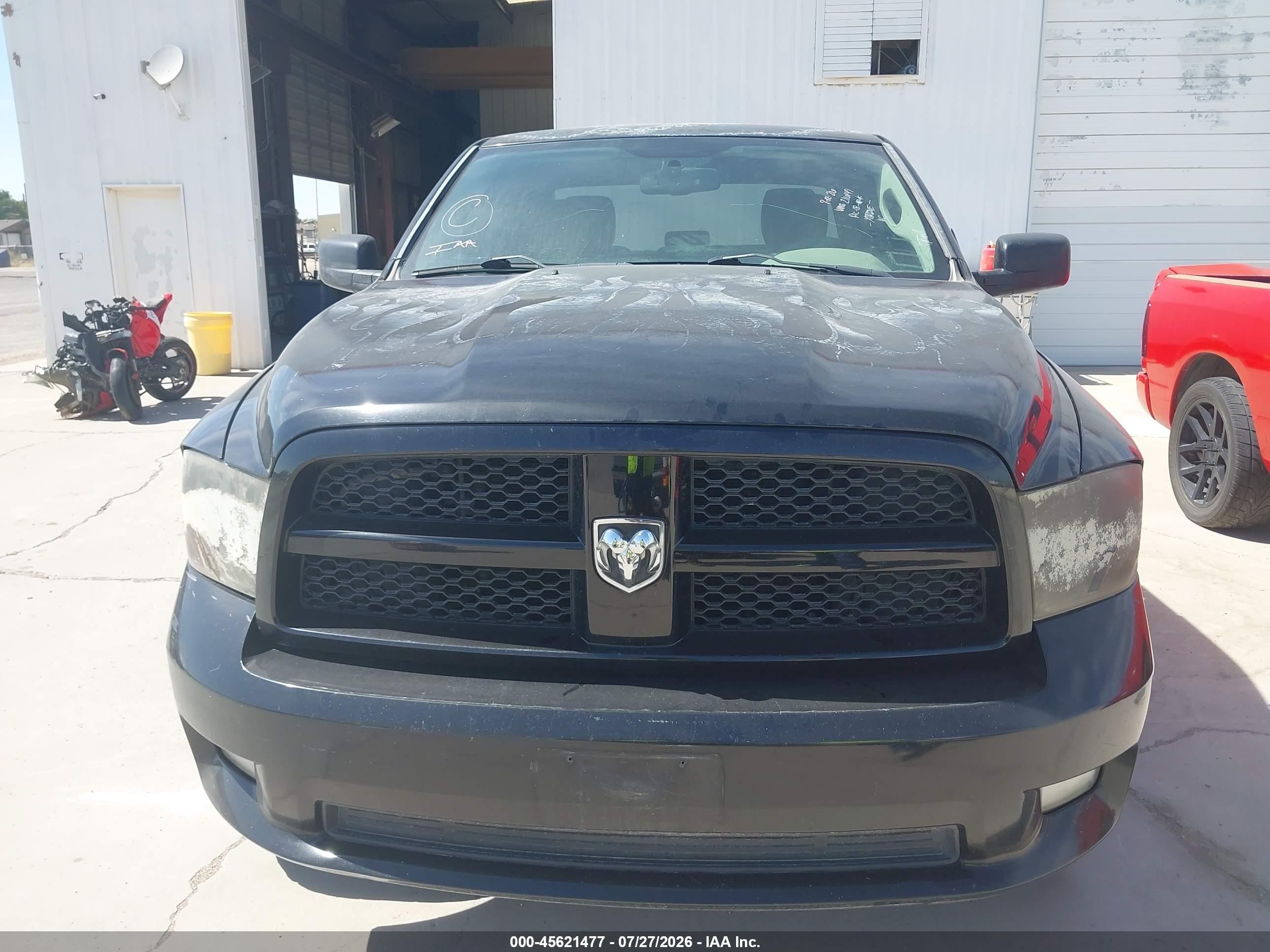 2012 Ram 1500 Express Black vin: 1C6RD6FT1CS216147