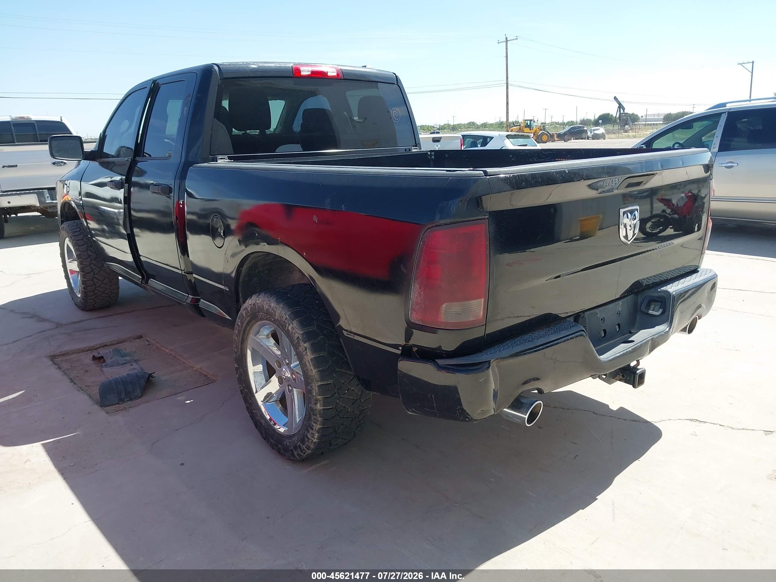2012 Ram 1500 Express Black vin: 1C6RD6FT1CS216147