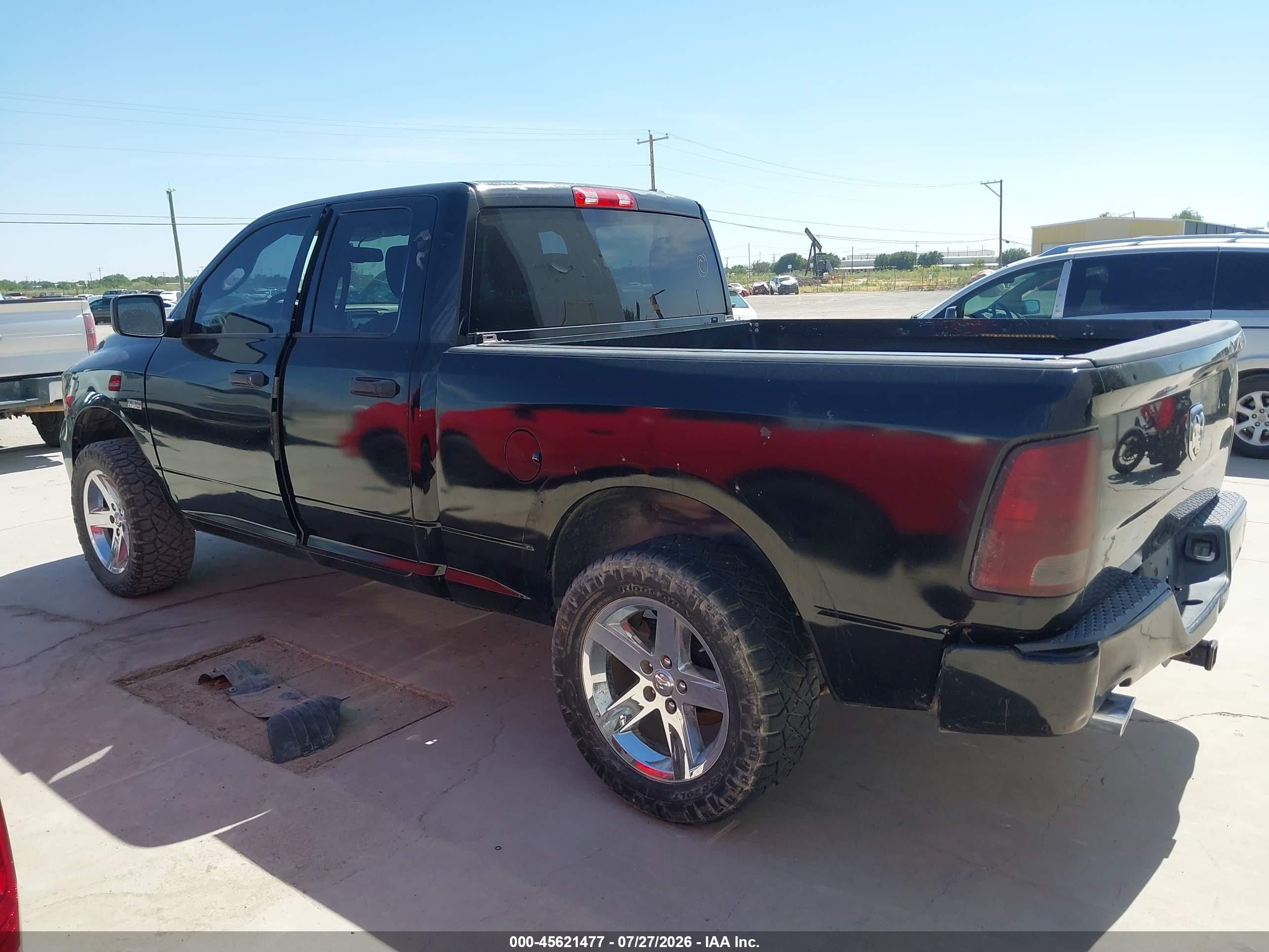 2012 Ram 1500 Express Black vin: 1C6RD6FT1CS216147