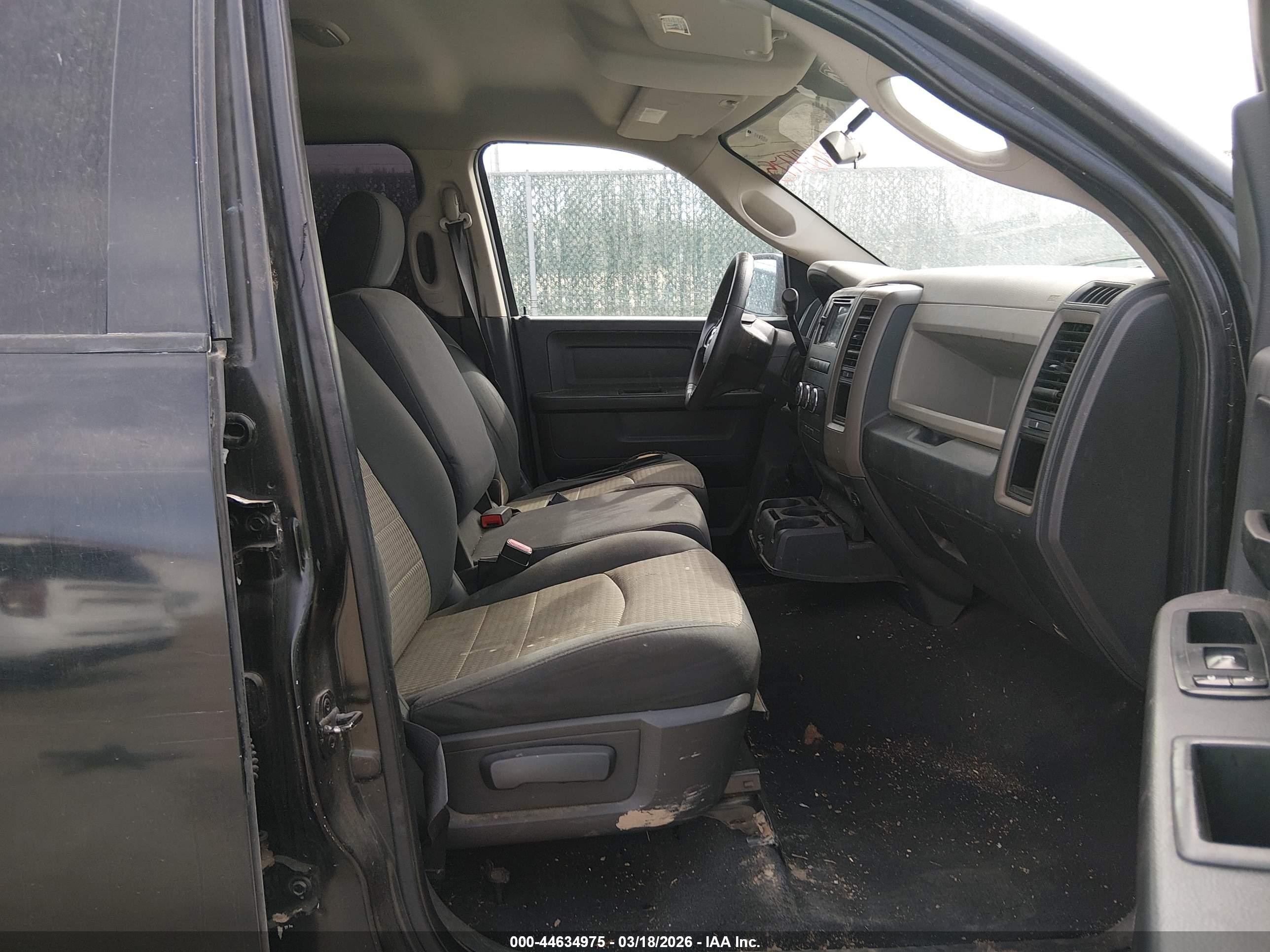 2012 Ram 1500 St Black vin: 1C6RD6FT2CS138753