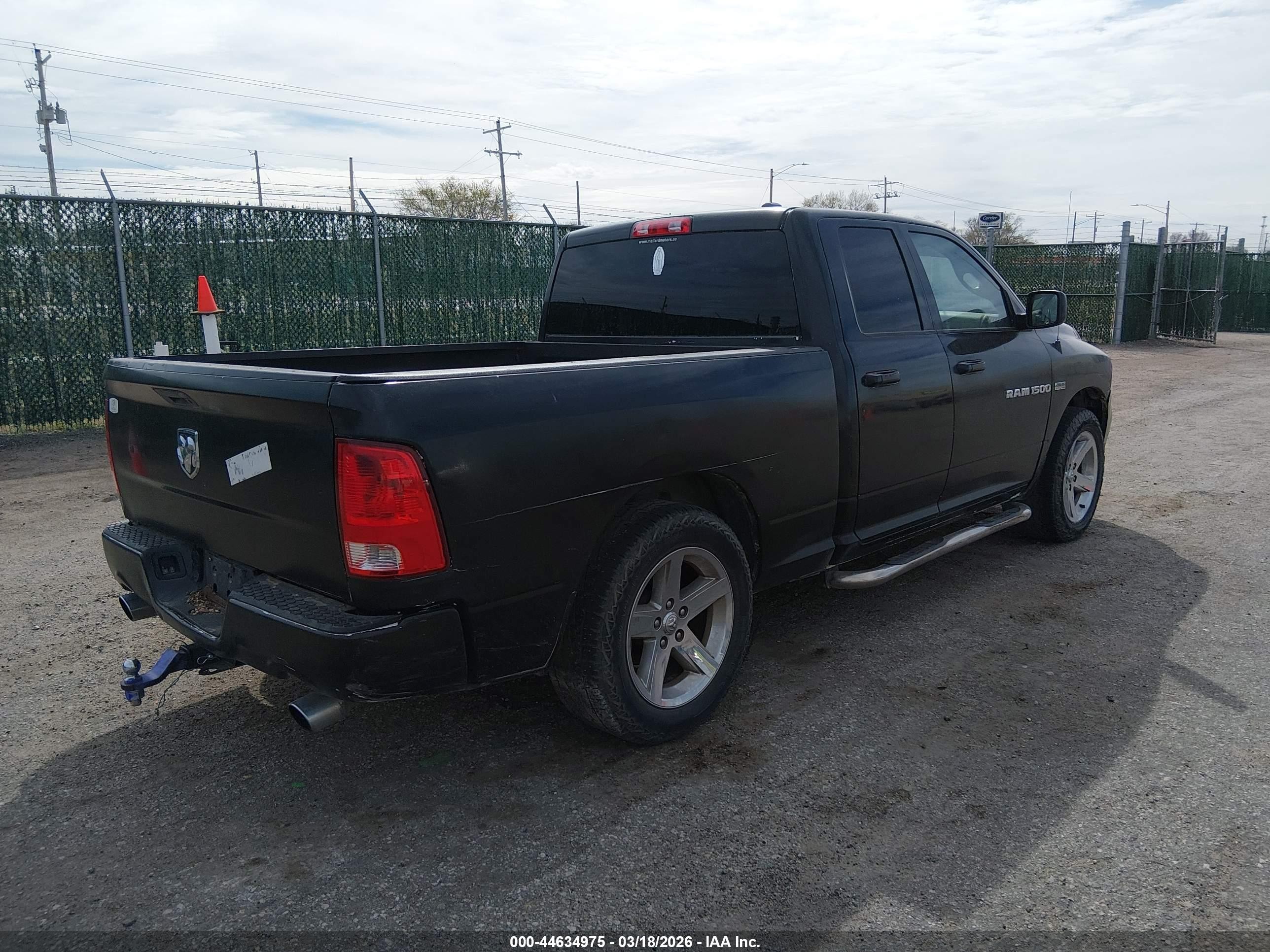 2012 Ram 1500 St Black vin: 1C6RD6FT2CS138753