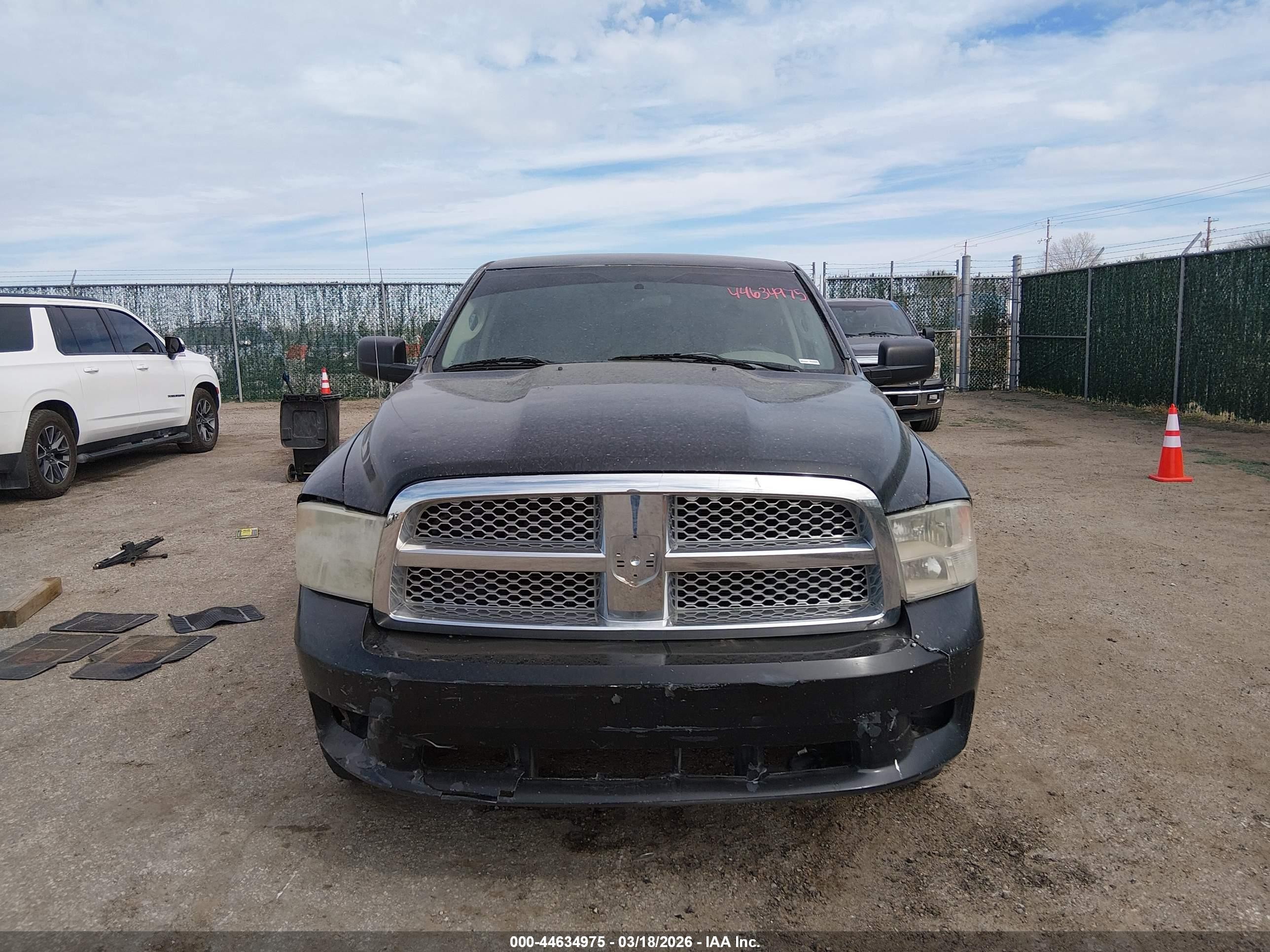 2012 Ram 1500 St Black vin: 1C6RD6FT2CS138753
