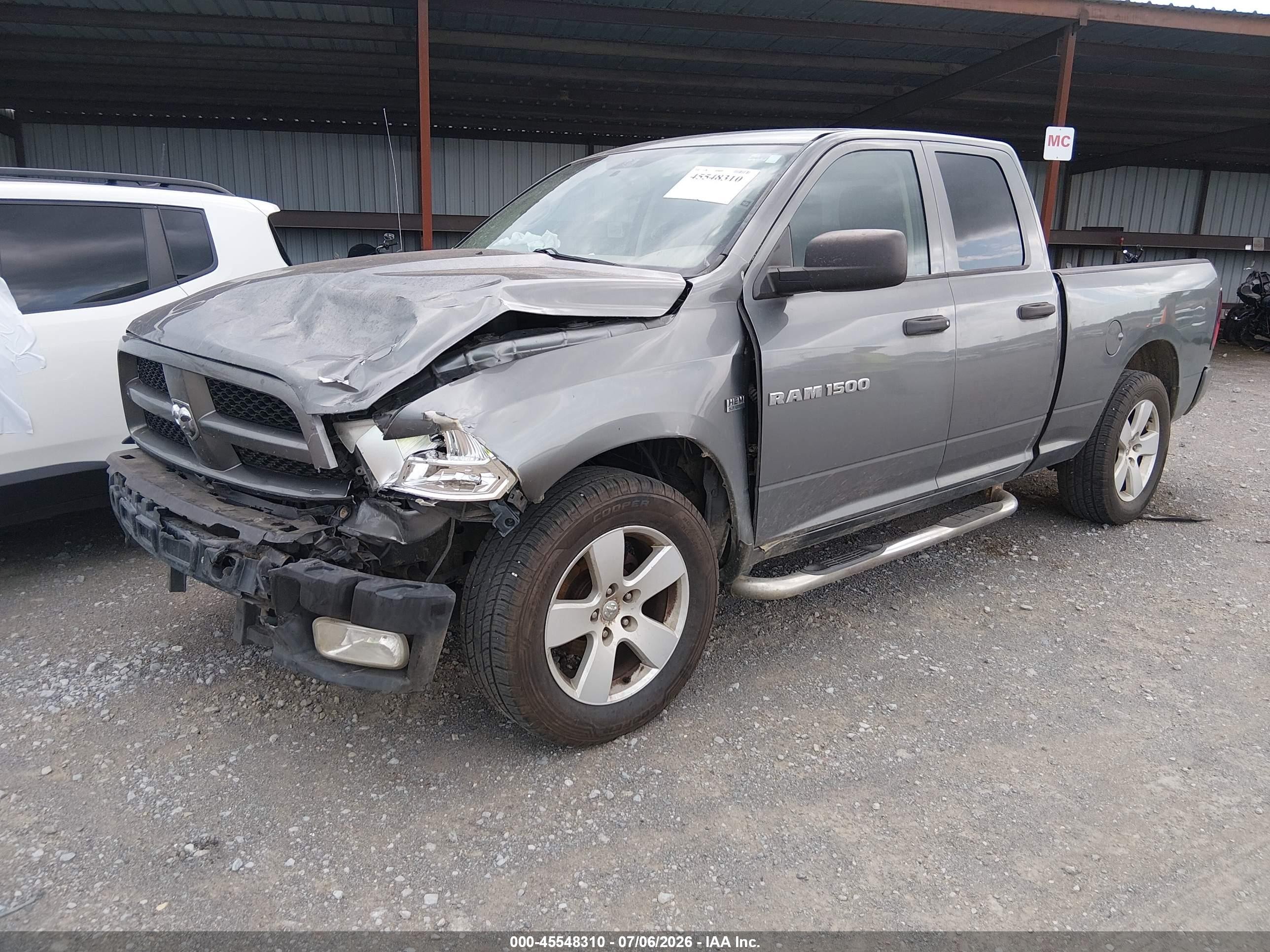 2012 Ram 1500 Express Silver vin: 1C6RD6FT2CS141720