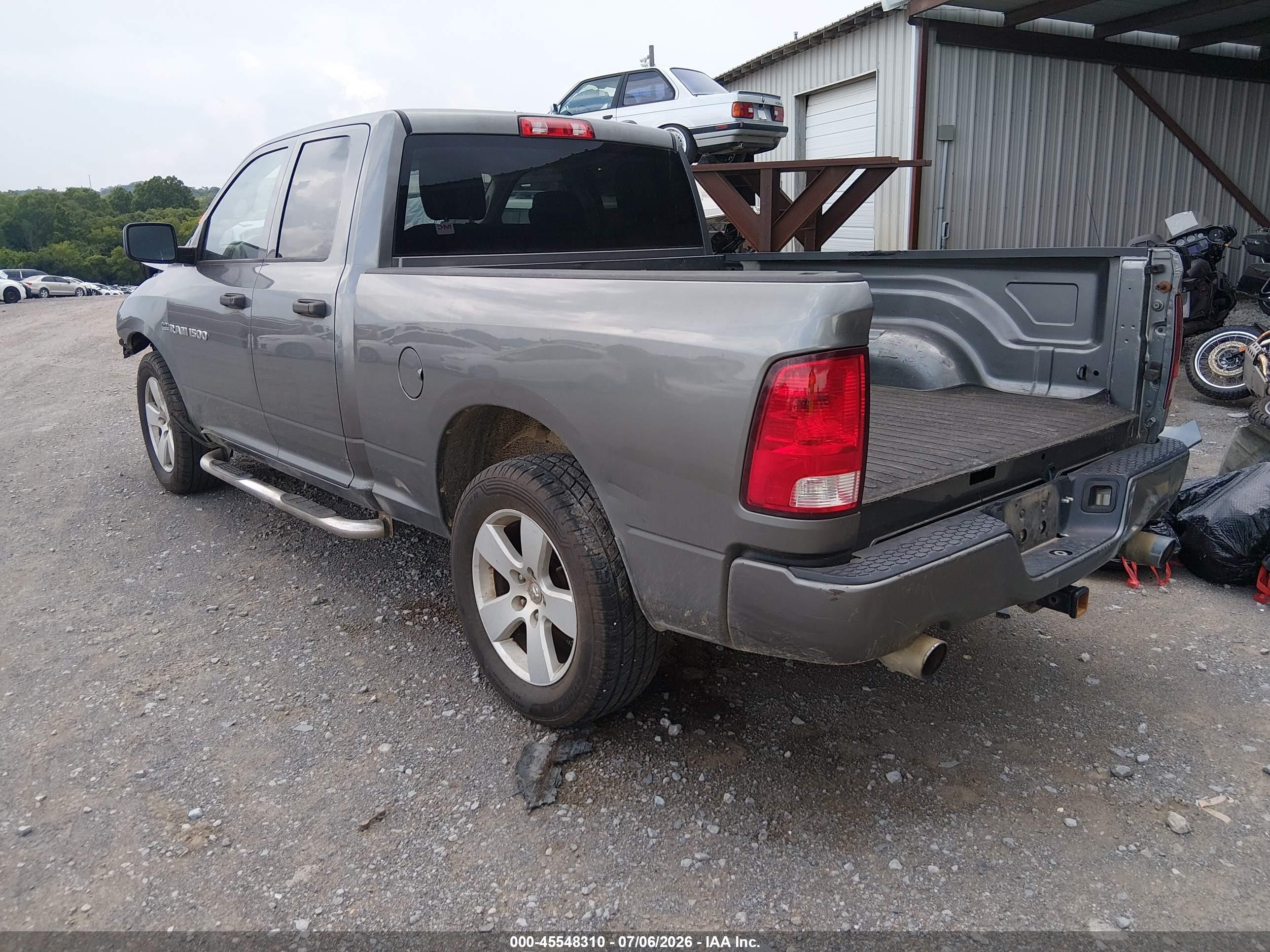 2012 Ram 1500 Express Silver vin: 1C6RD6FT2CS141720